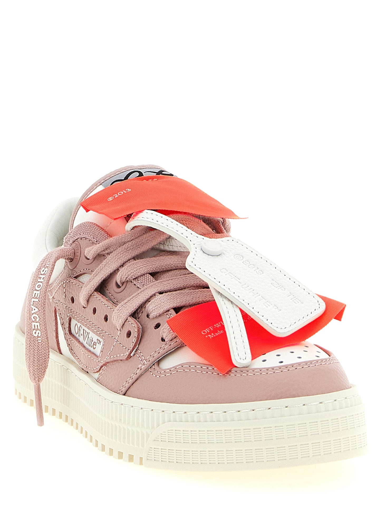 Multicolor Leather Low Top Sneakers