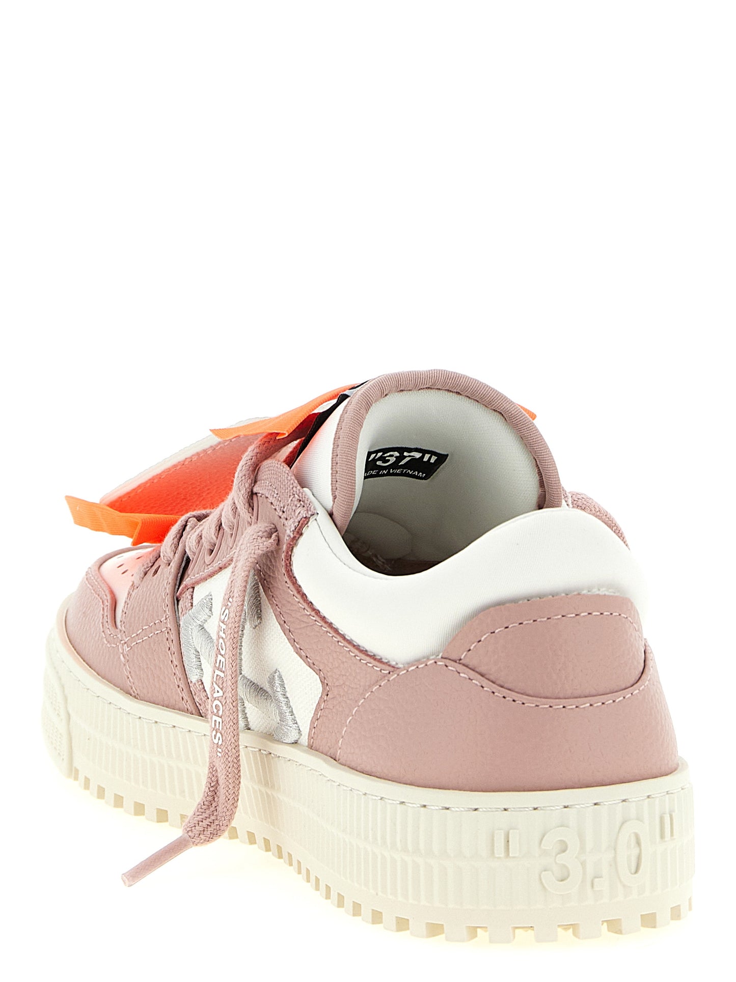 Multicolor Leather Low Top Sneakers