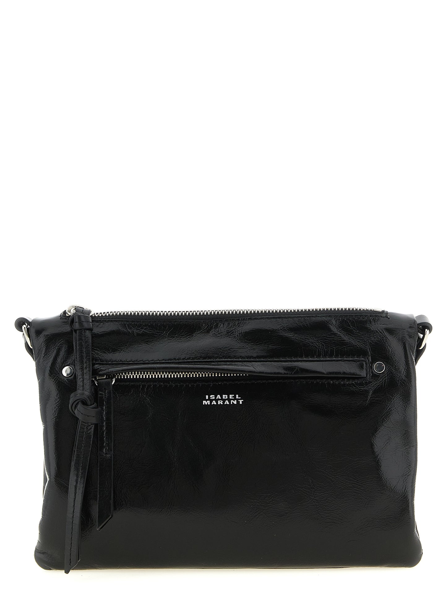Black Calfskin Crossbody Bag