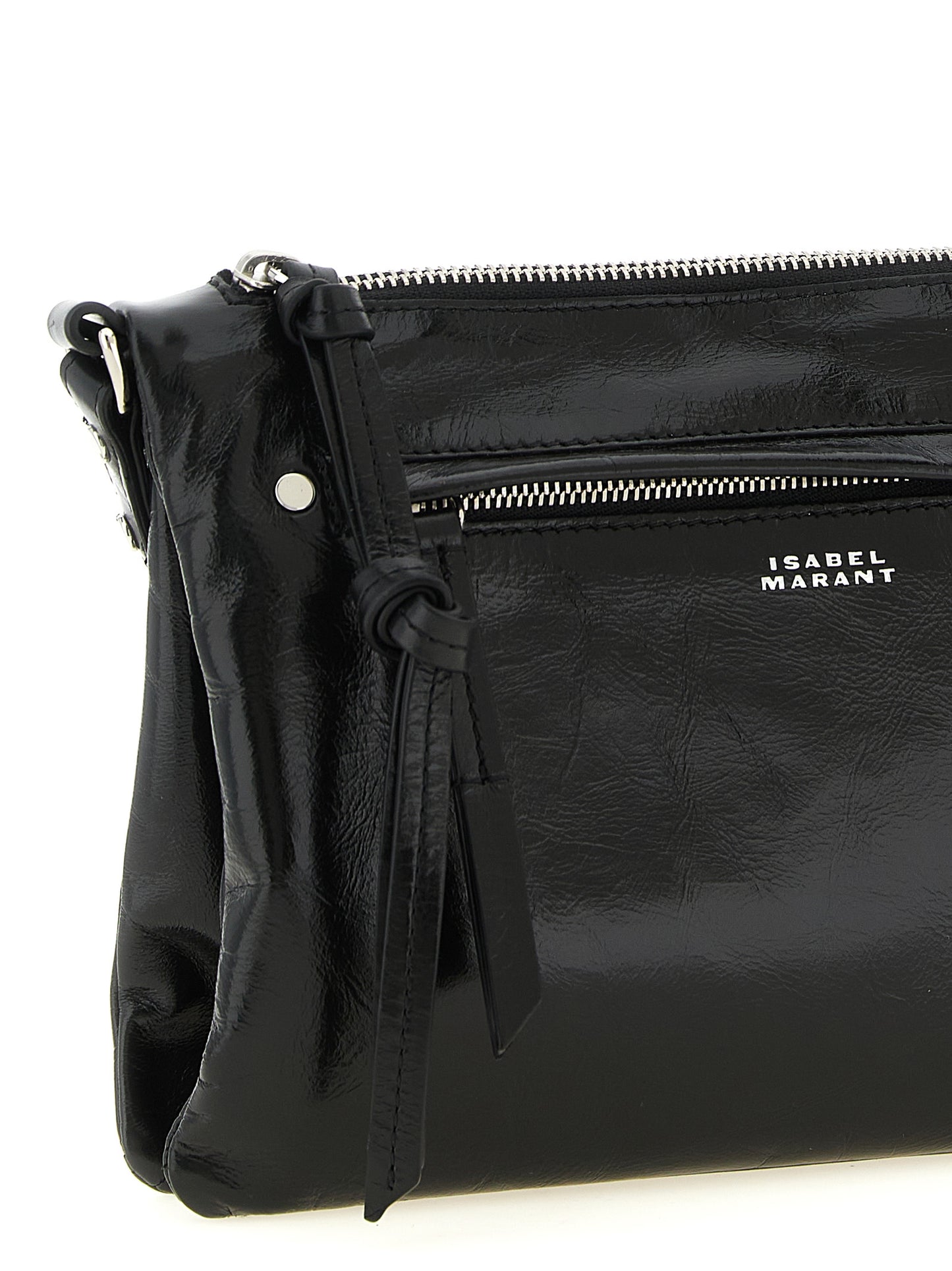 Black Calfskin Crossbody Bag