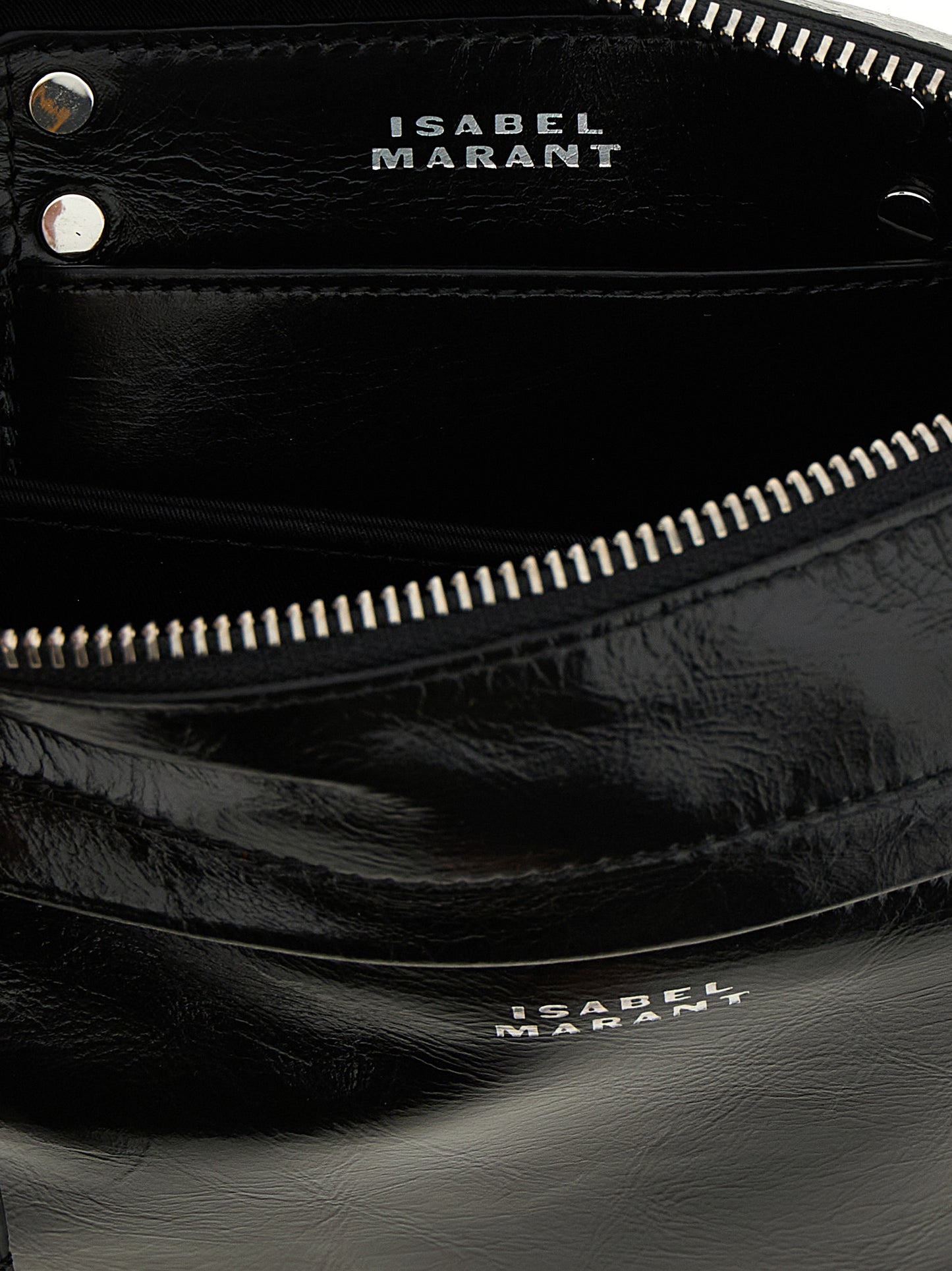 Black Calfskin Crossbody Bag