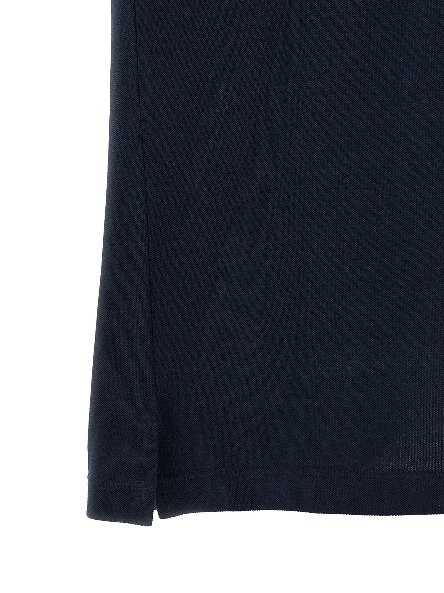 Blue Cotton Polo Shirt