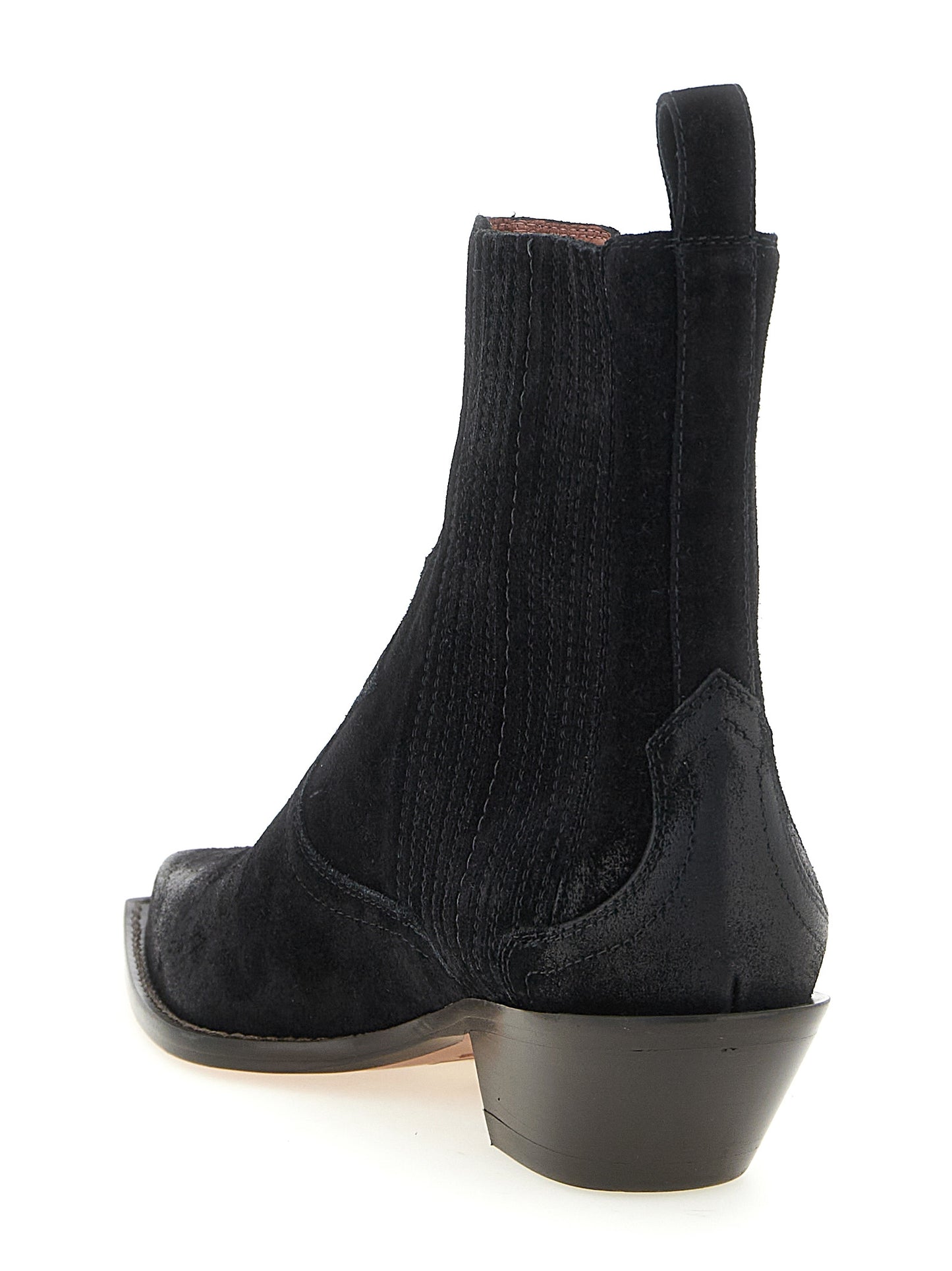 Black Calfskin Chelsea Boots