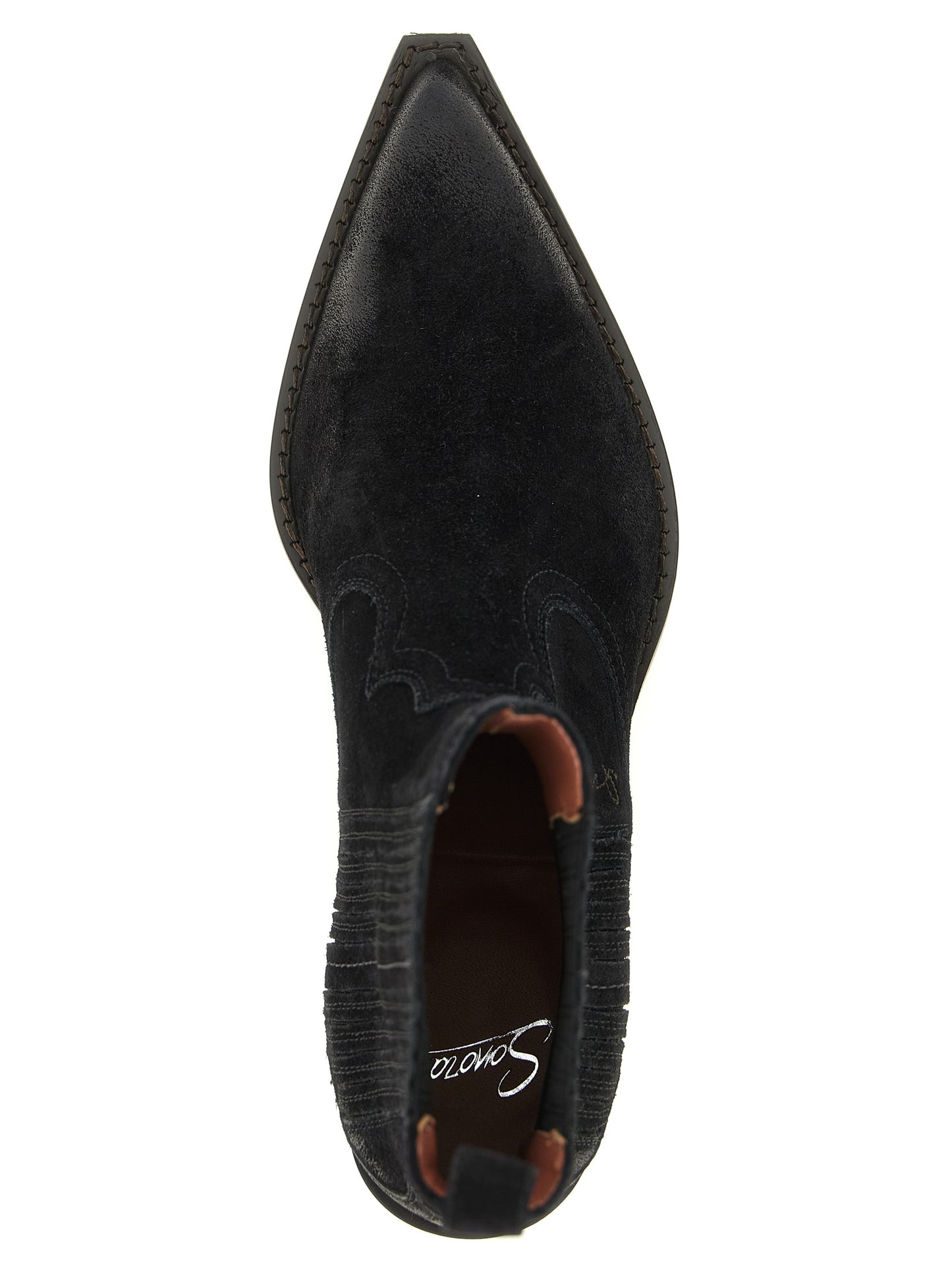 Black Calfskin Chelsea Boots