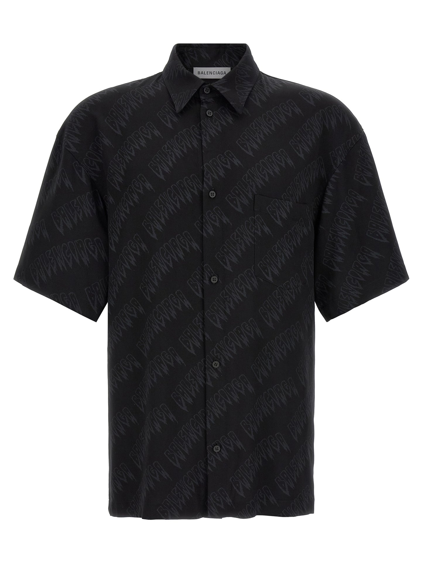 Black Viscose Blouse