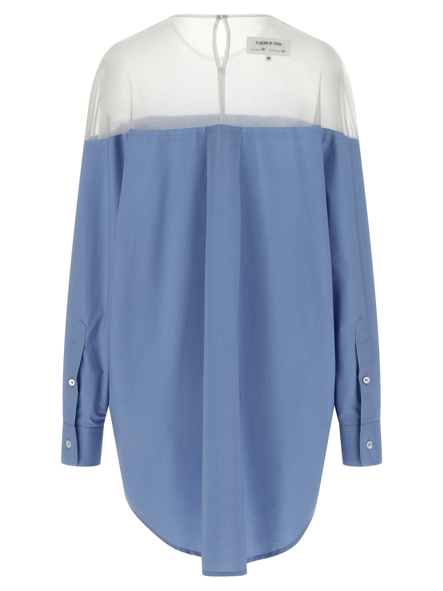 Blue Cotton Blouse