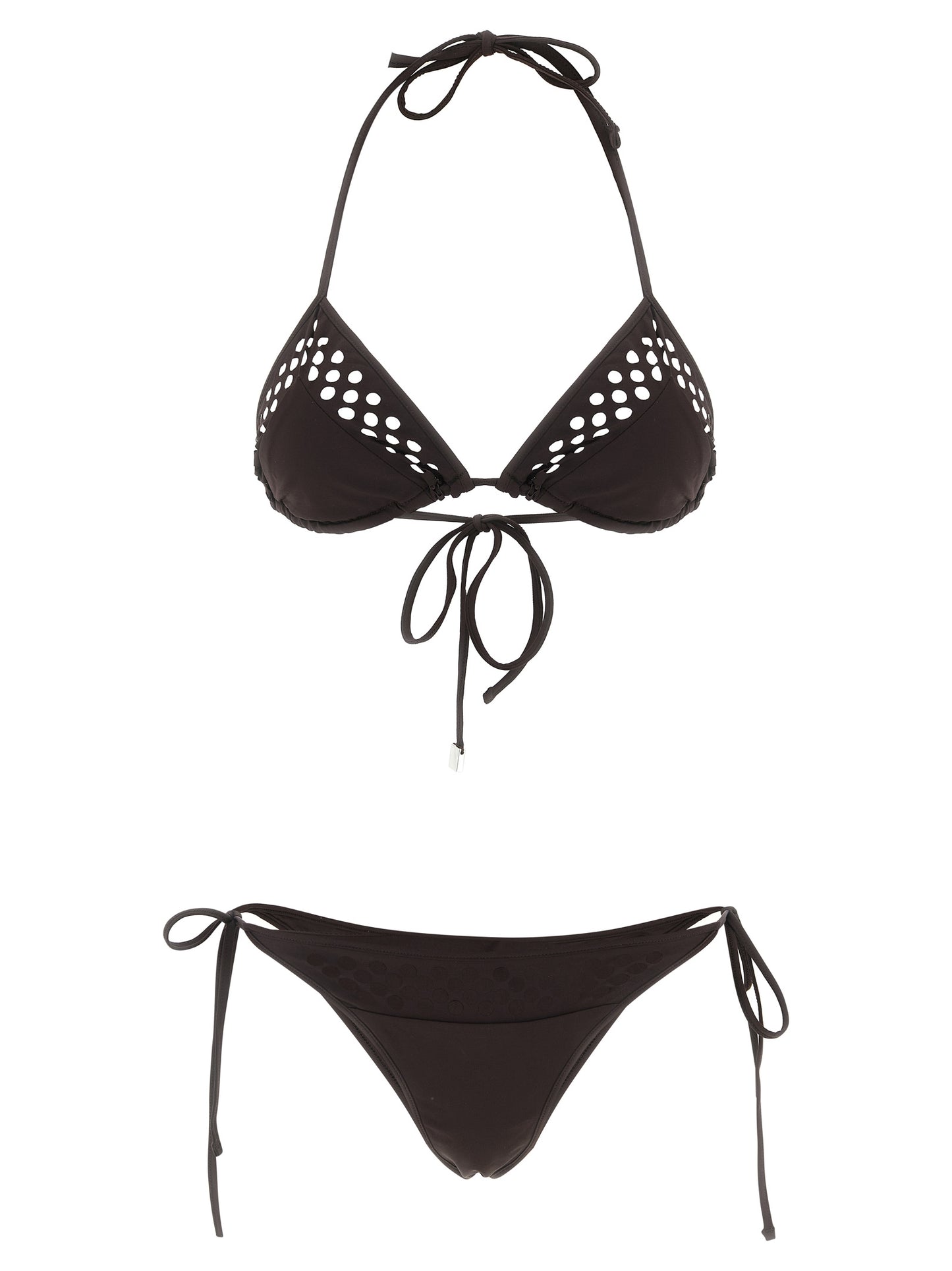 Brown Polyamide Bikini