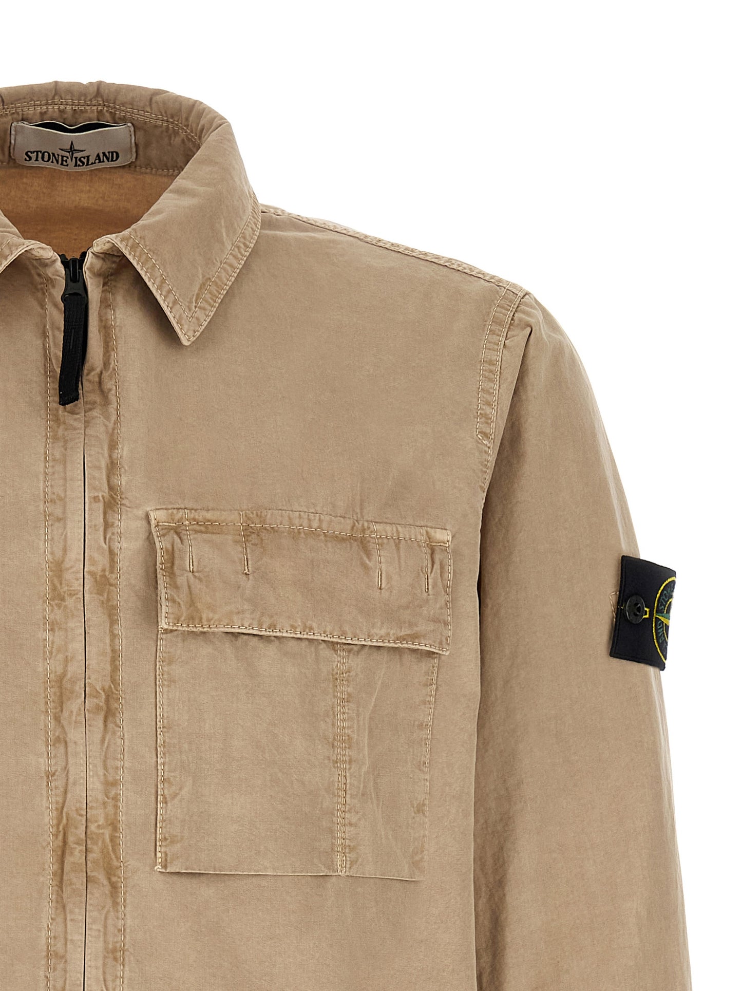 Beige Cotton Blouse