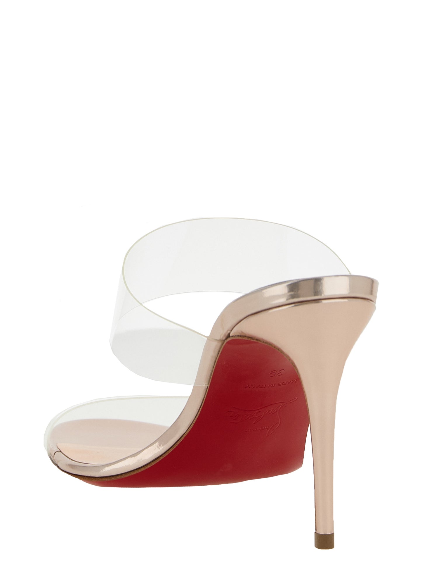 Multicolor Calfskin Stiletto Heel Sandals