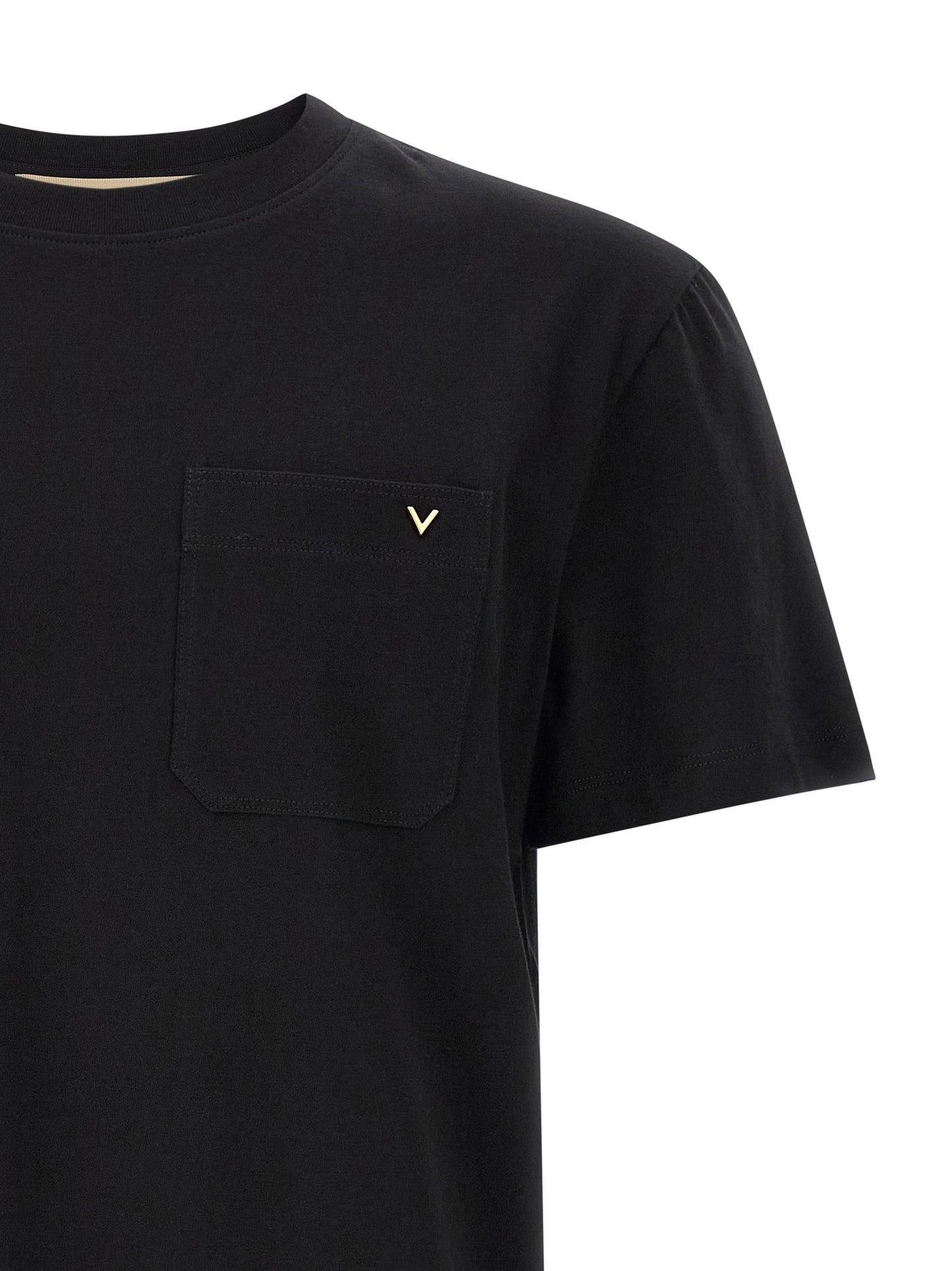 Black Cotton T-Shirt