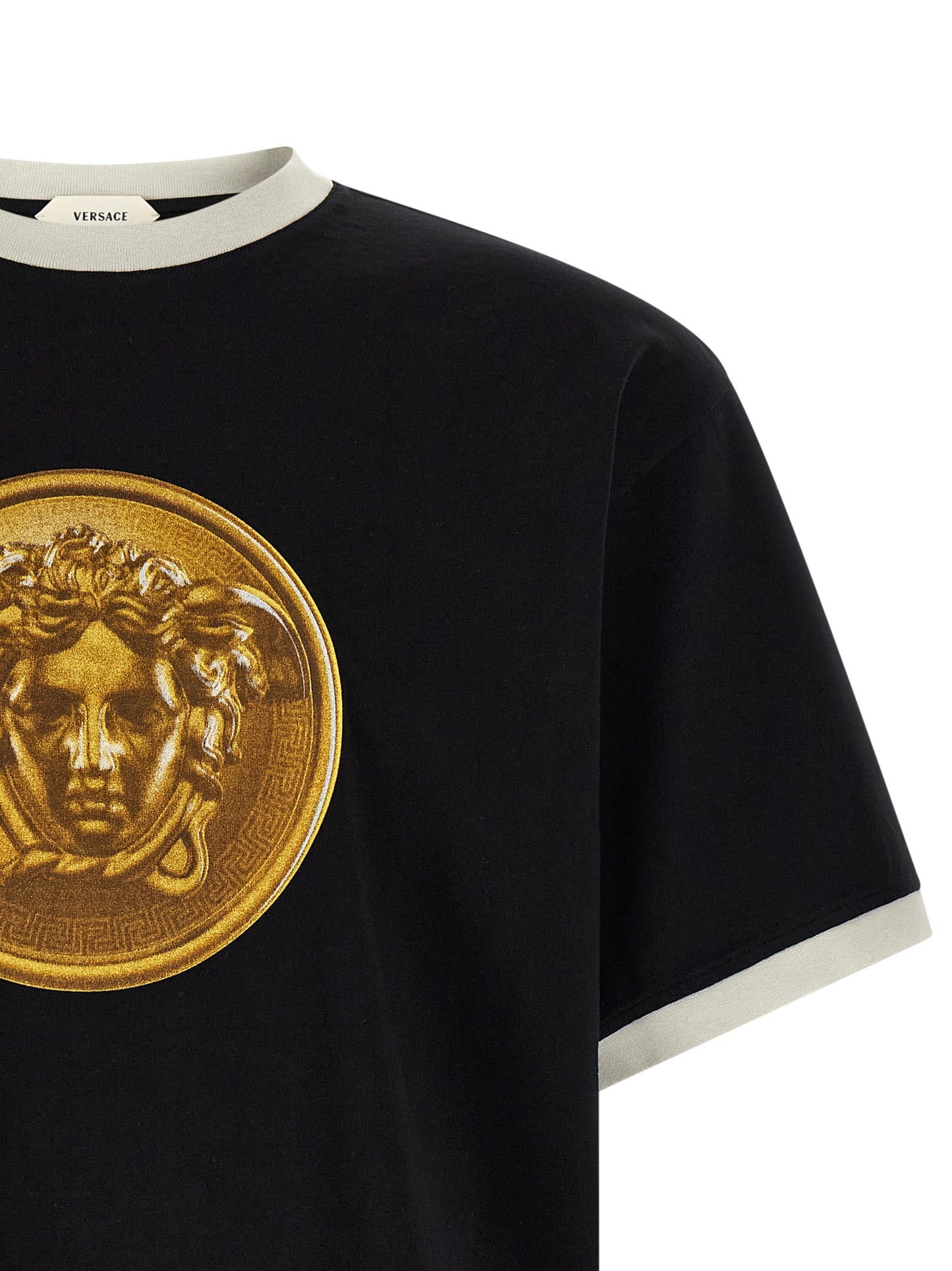 Black Cotton T-Shirt