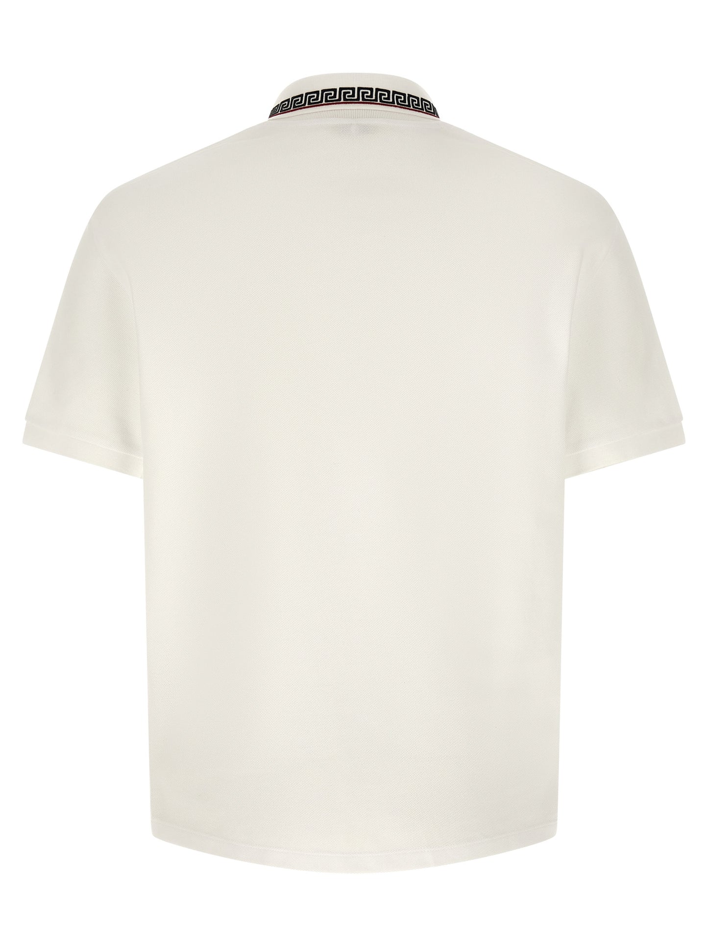 White Cotton Polo Shirt