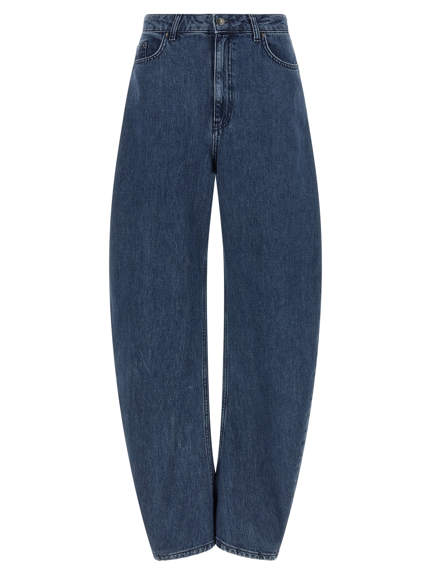Blue Organic Cotton Relaxed Fit Jeans