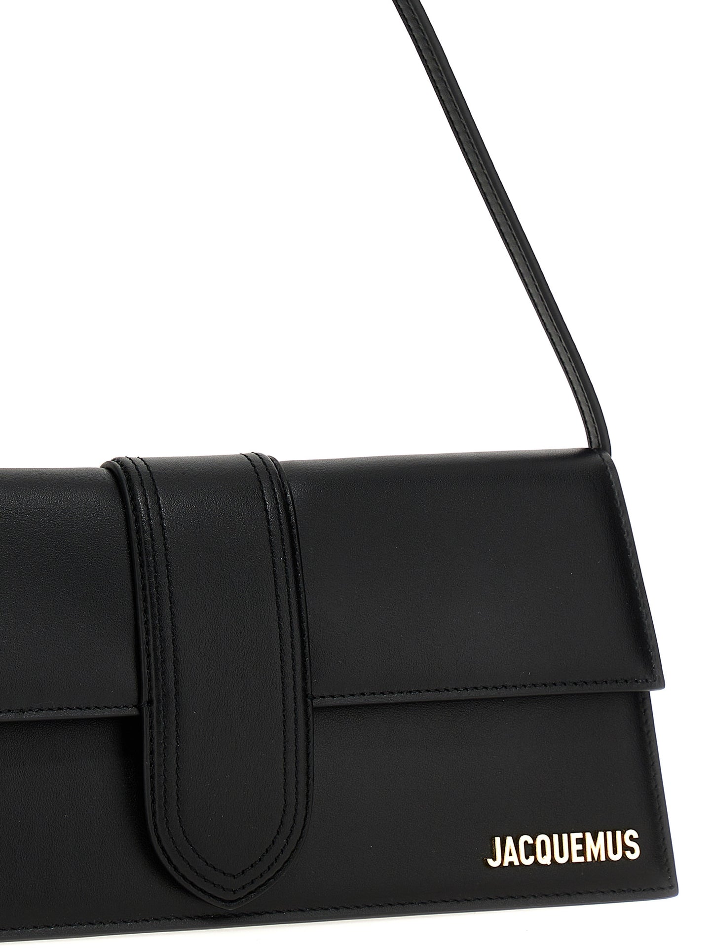 Black Cowhide Shoulder Bag