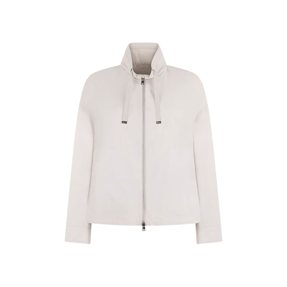 Gray Polyamide Shell Jacket