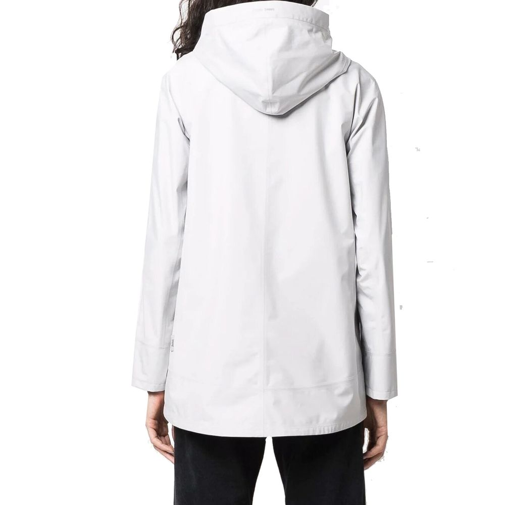 Gray Polyester Shell Jacket