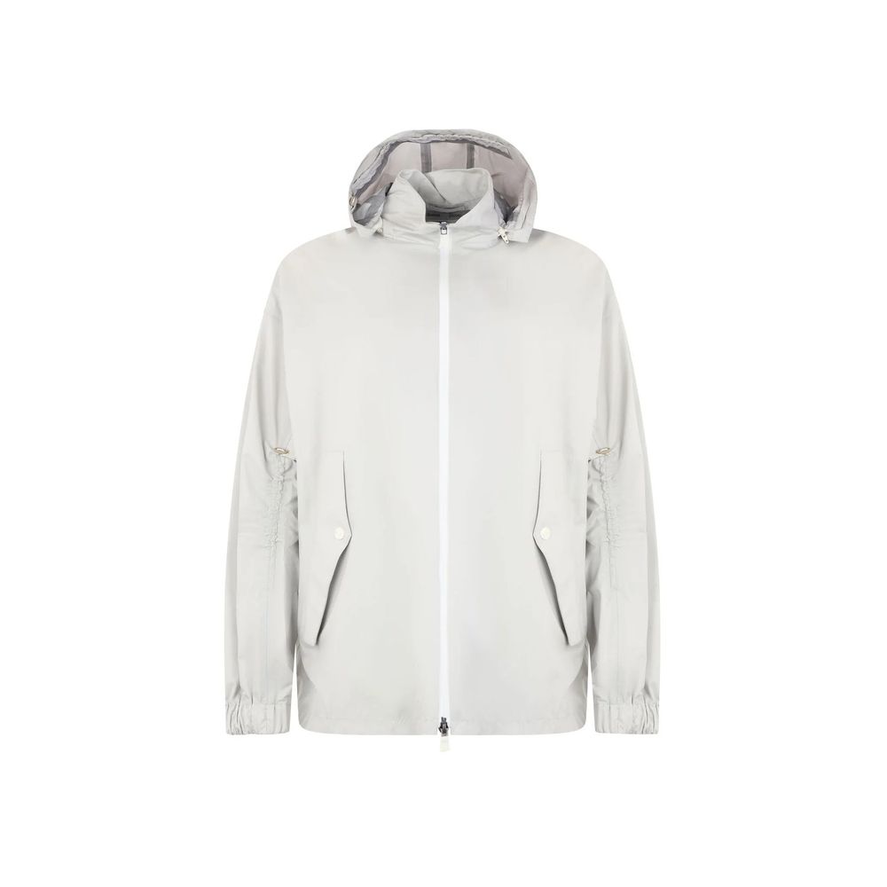 Gray Polyamide Shell Jacket
