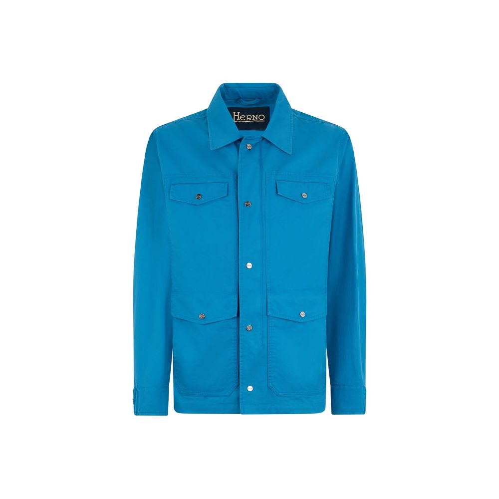 Blue Cotton Denim Jacket