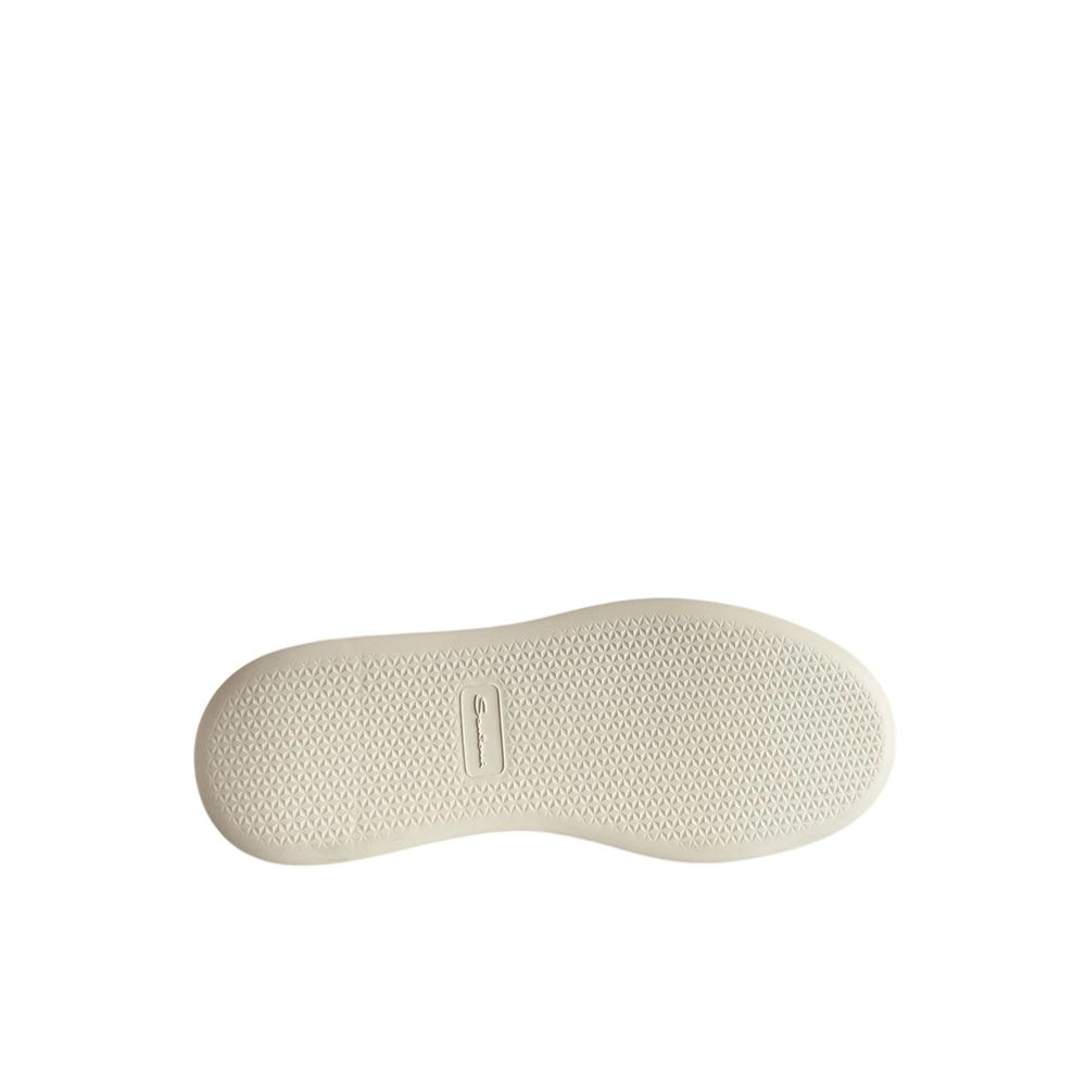 White Leather Women Sneakers