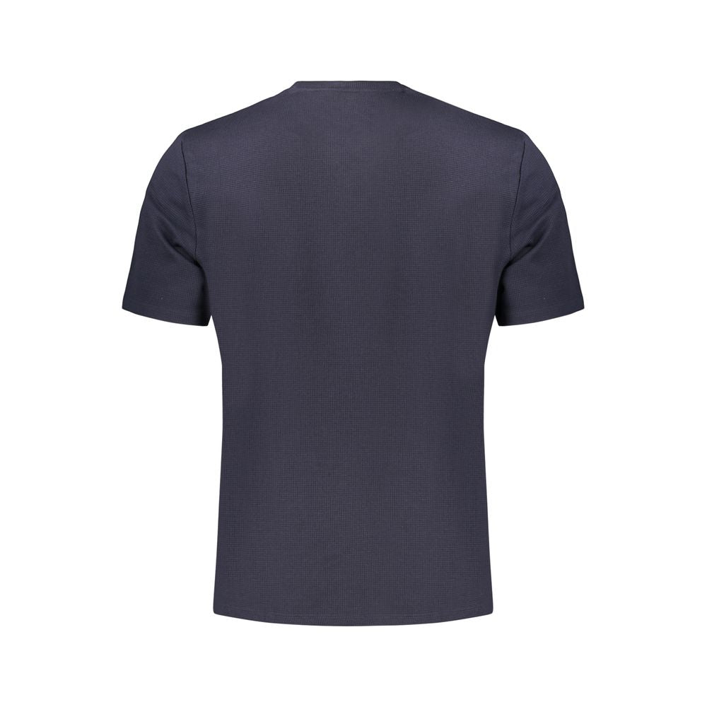Blue Cotton Men's T-Shirt