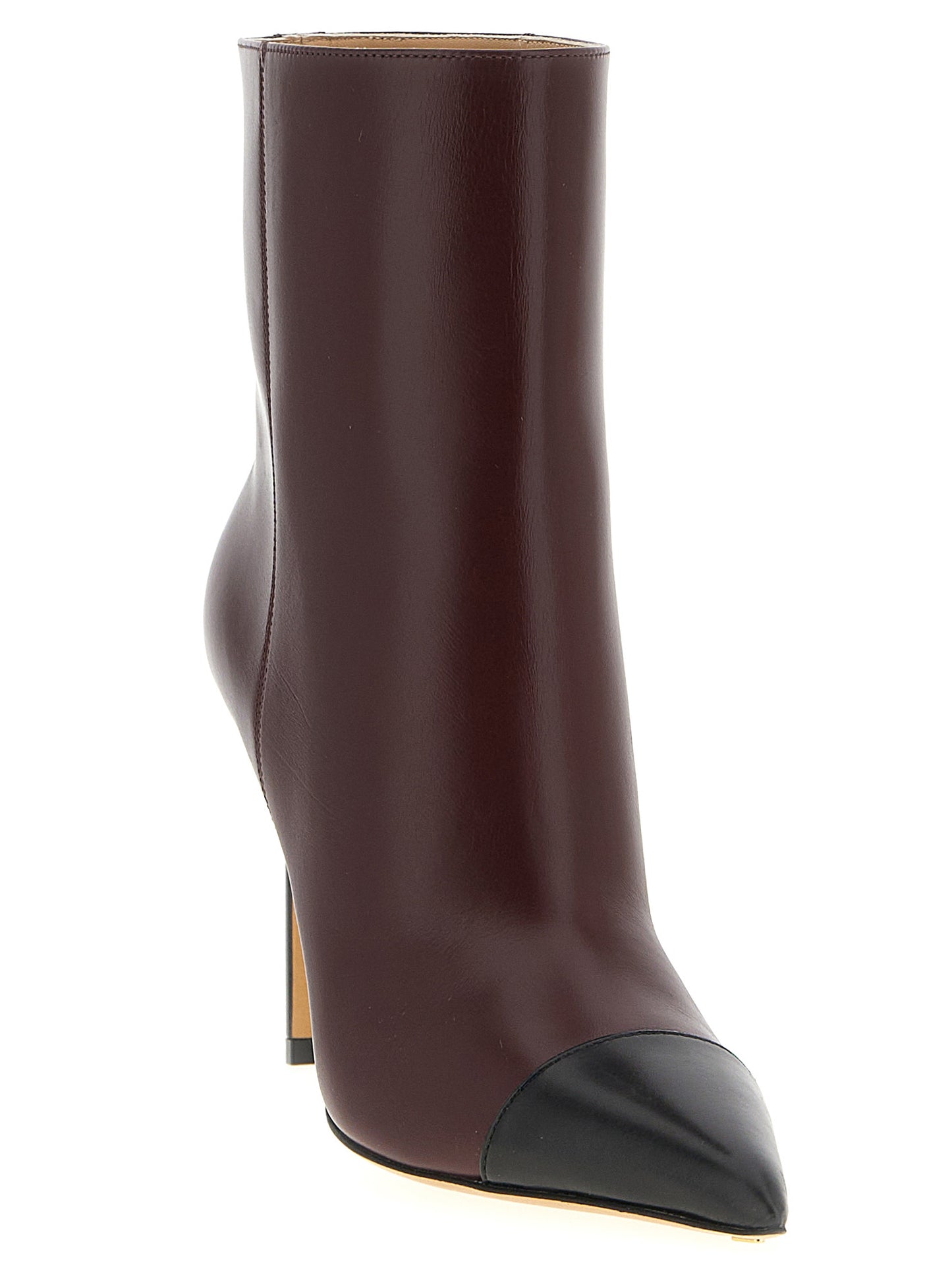 Bordeaux Goatskin Ankle Boots