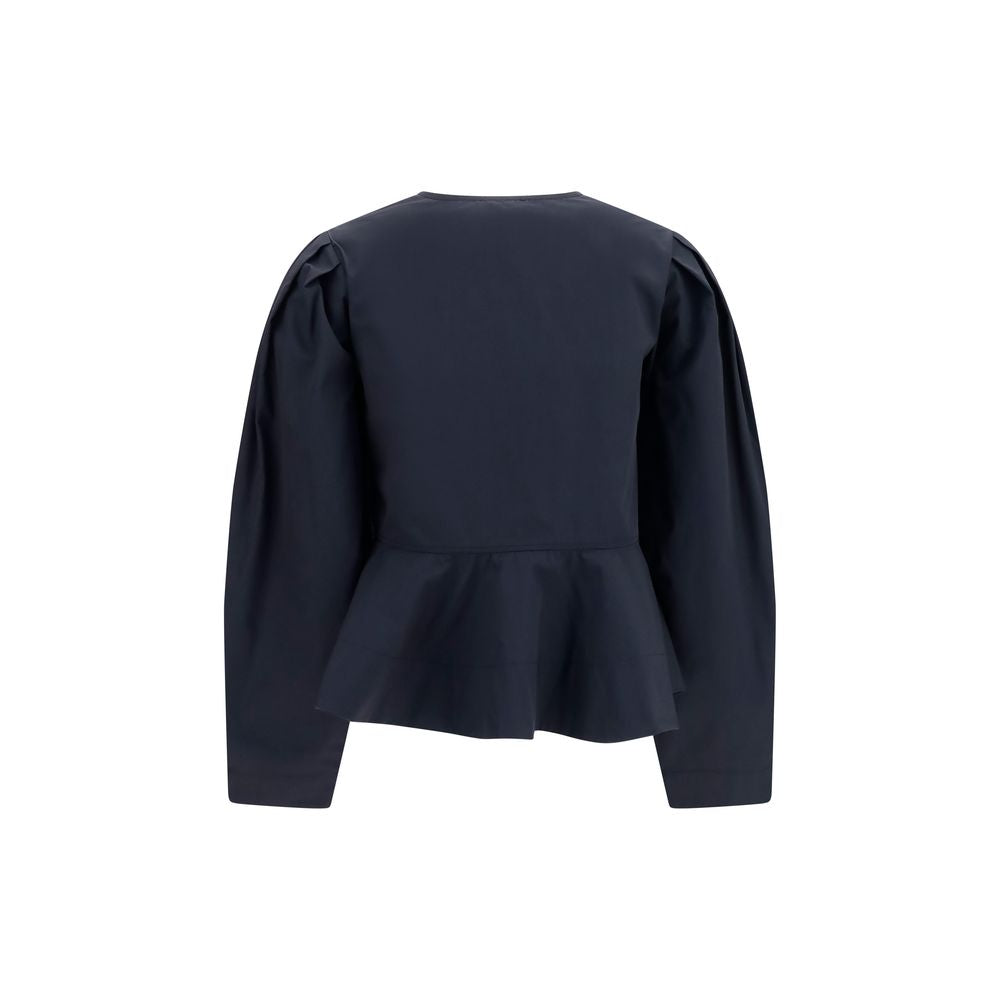 Black Cotton Blouse