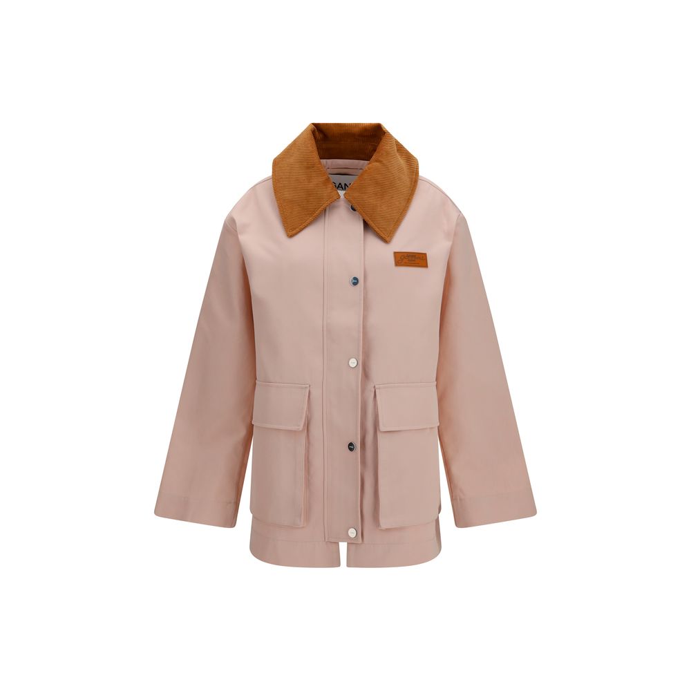 Multicolor Polyester Full-Length Jacket