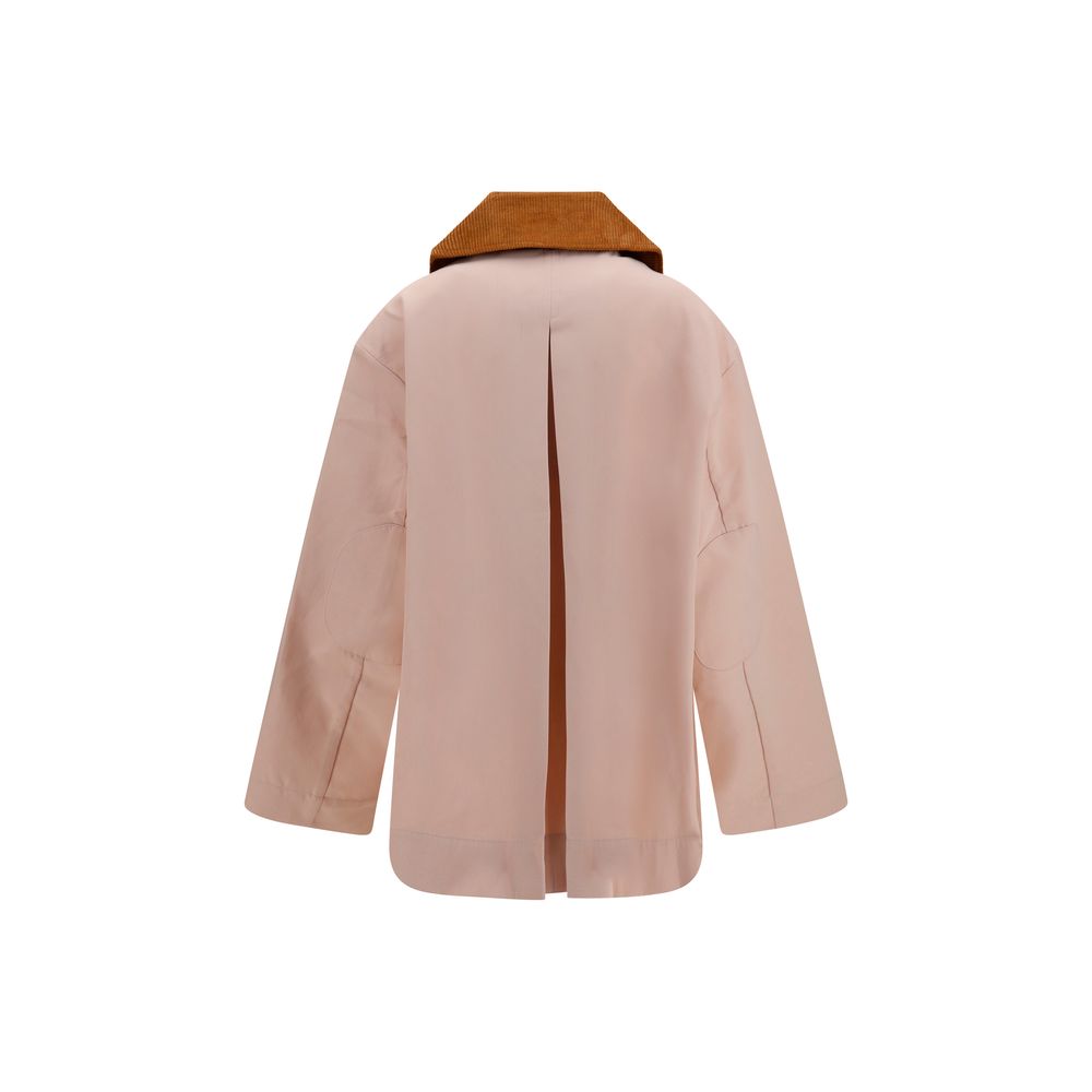 Multicolor Polyester Full-Length Jacket