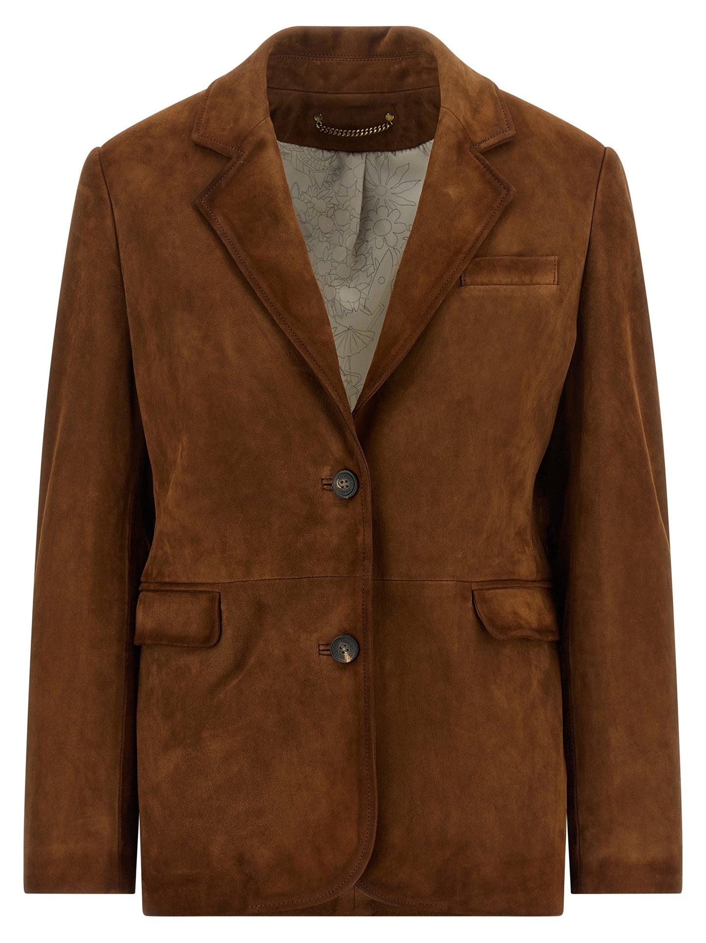Brown Lamb Leather Leather Jacket