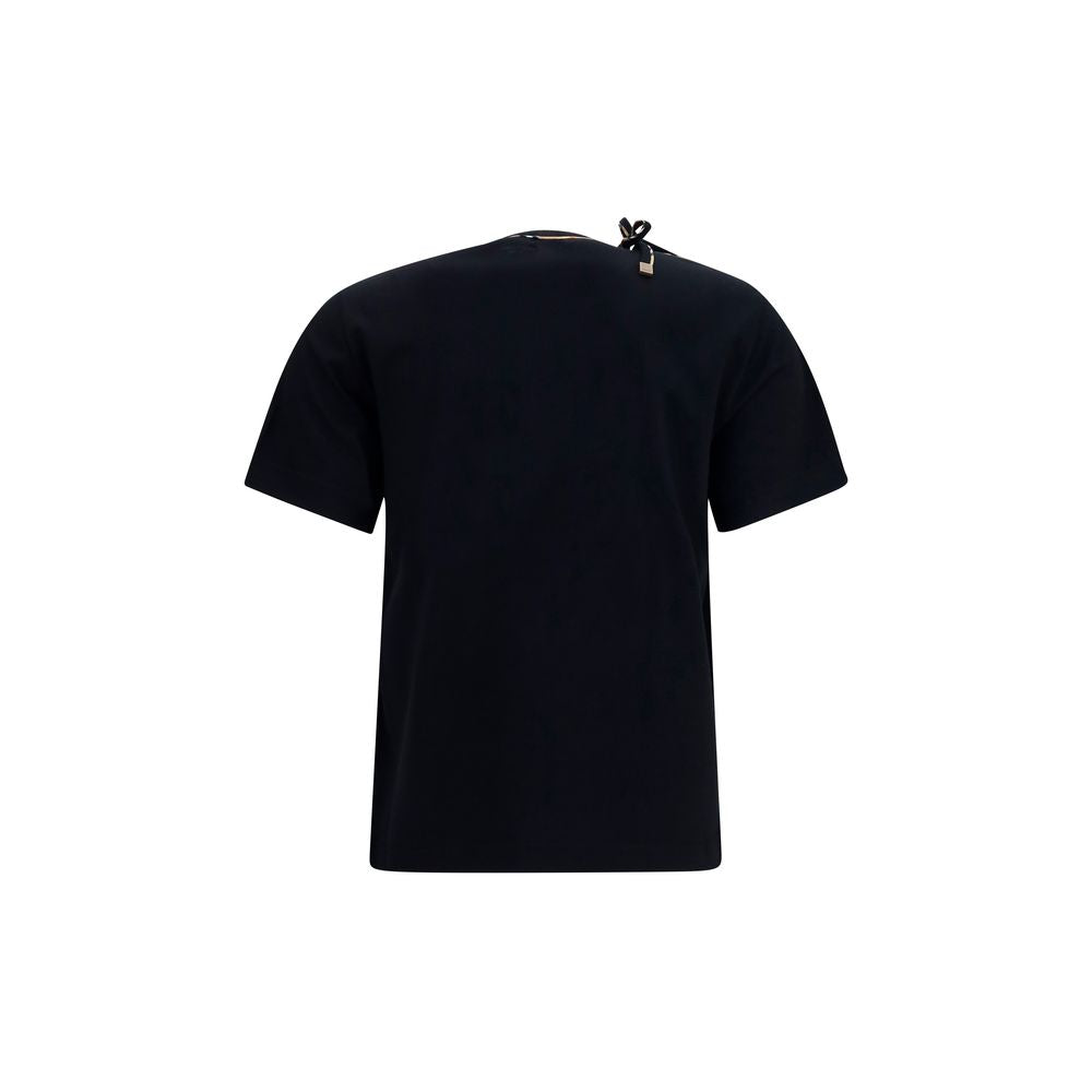 Black Cotton T-Shirt