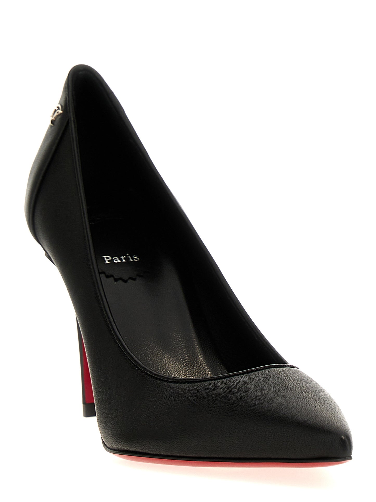 Black Napa Leather / Calf Bos Taurus High Heel Pumps