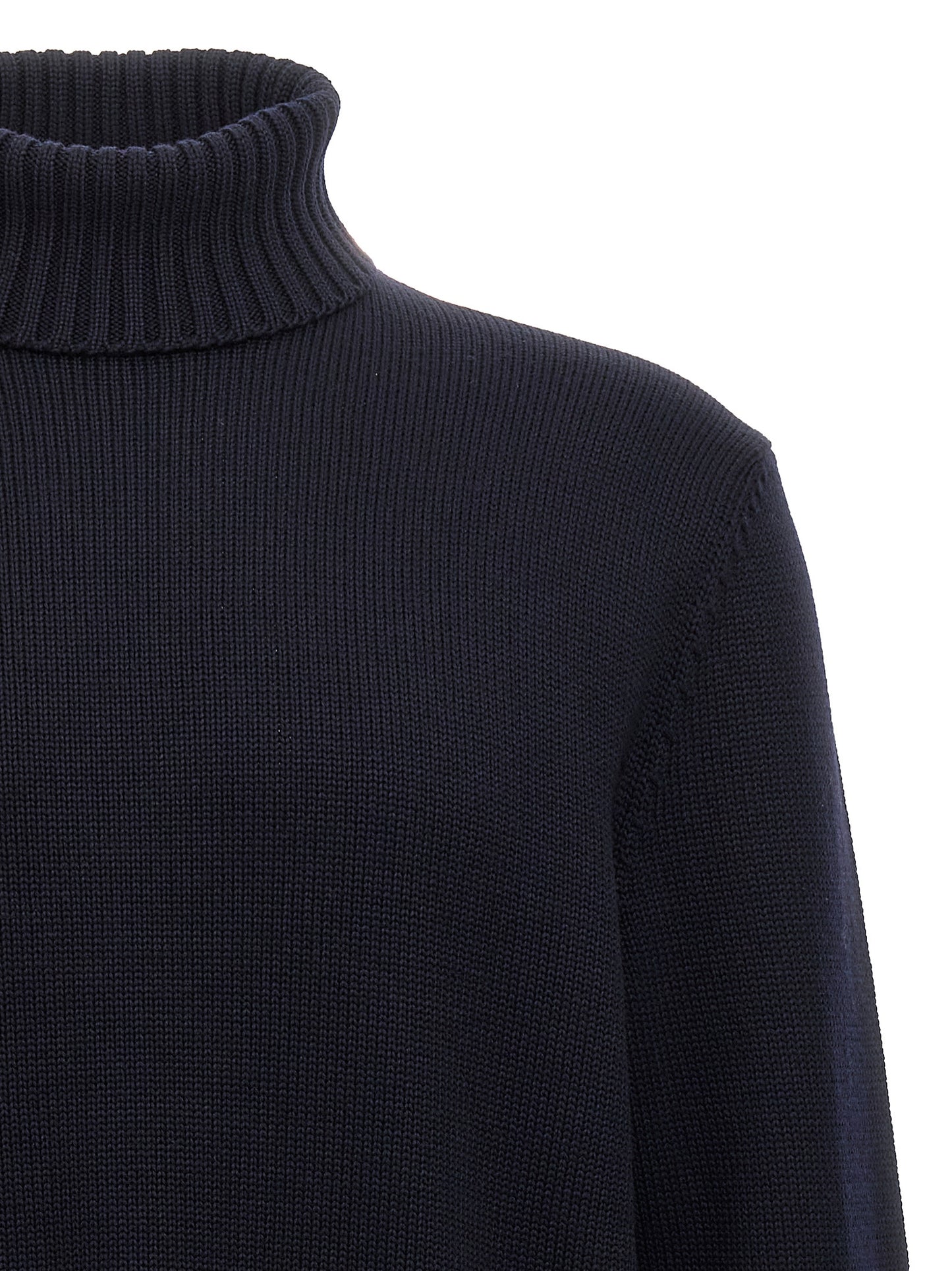 Blue Virgin Wool Cardigan
