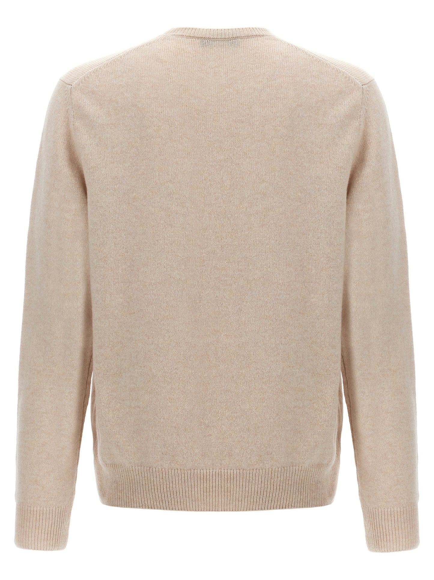 Beige Virgin Wool Cardigan