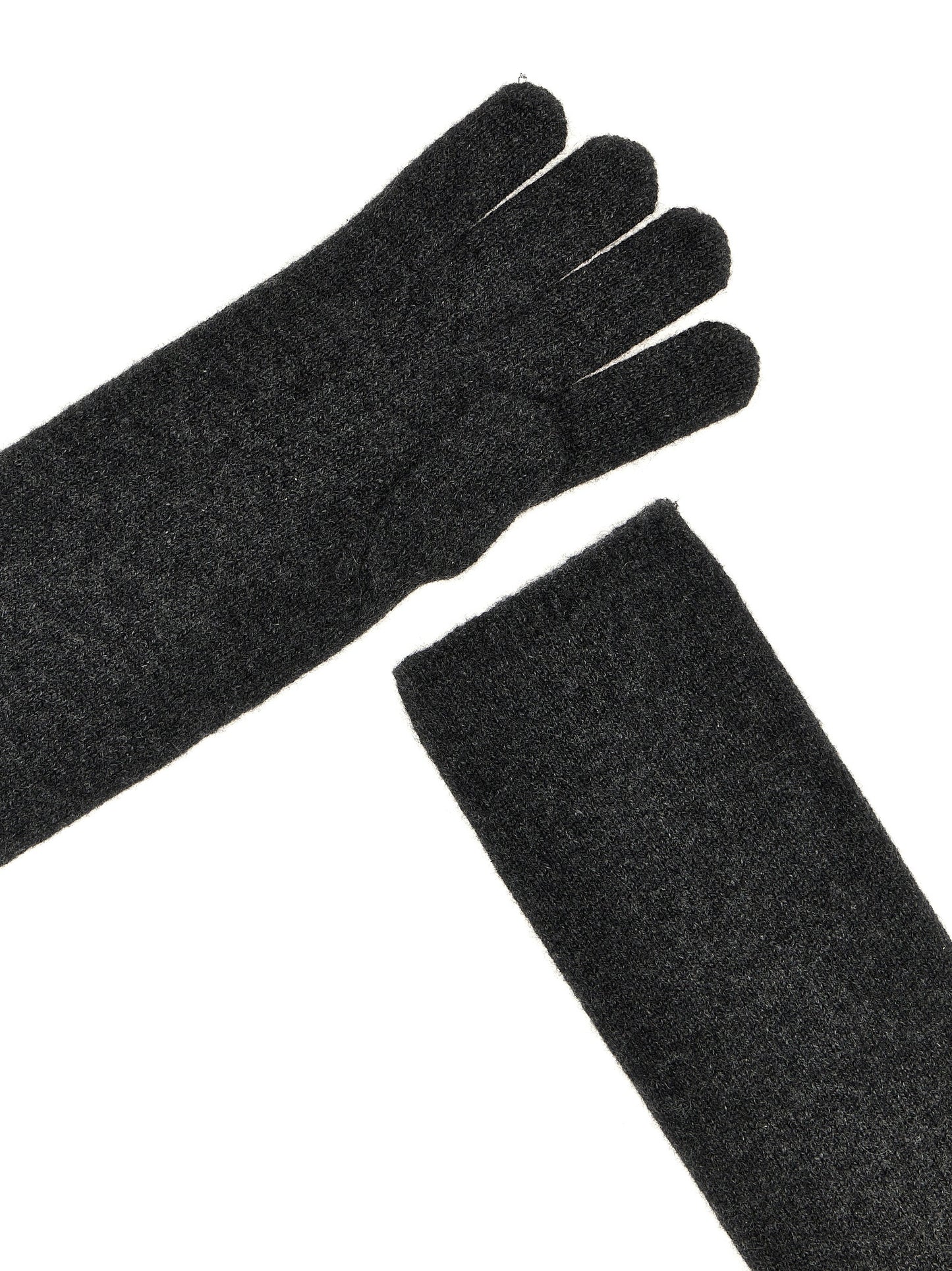 Gray Cashmere Gloves