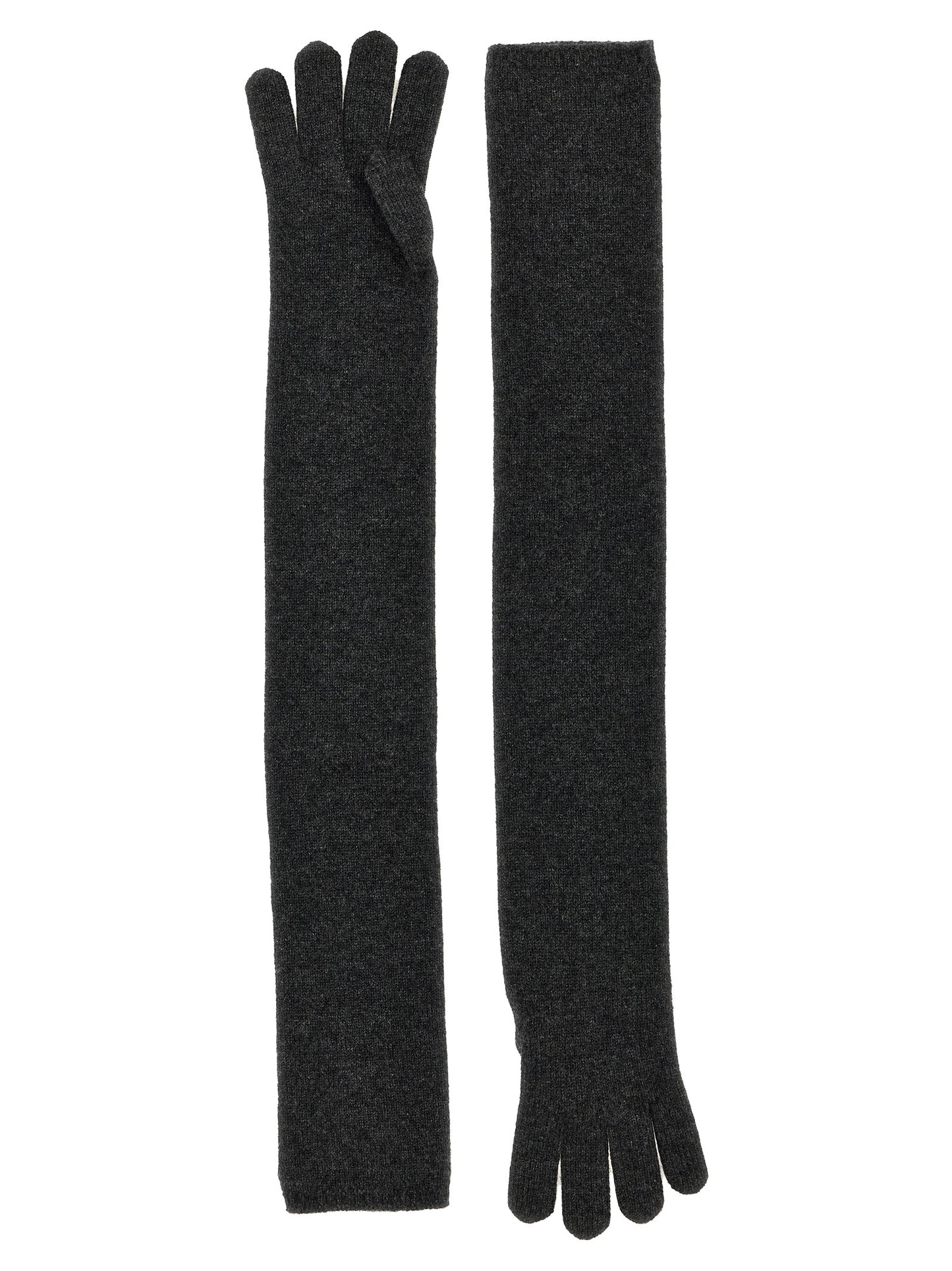 Gray Cashmere Gloves