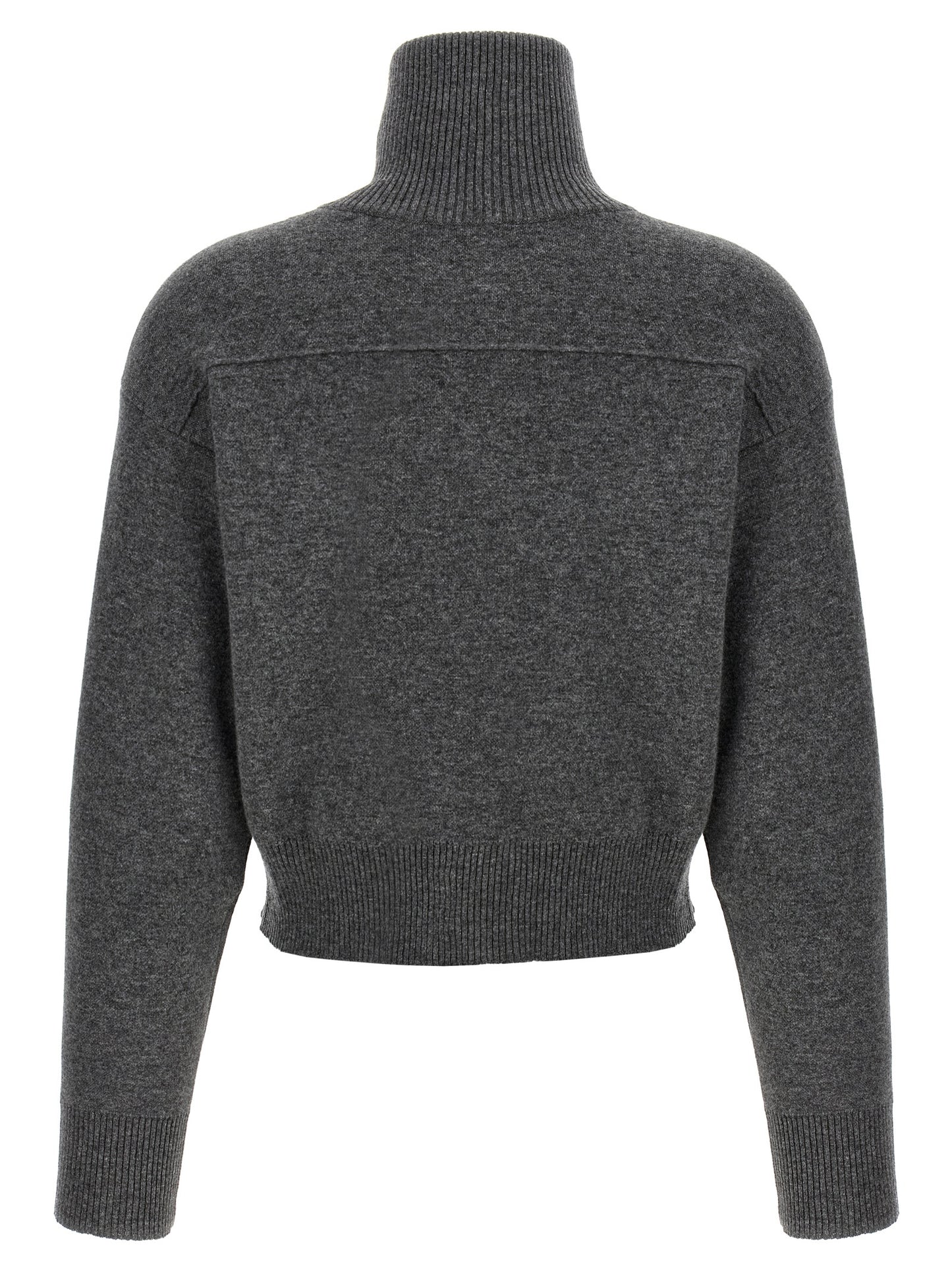 Gray Cashmere Cardigan