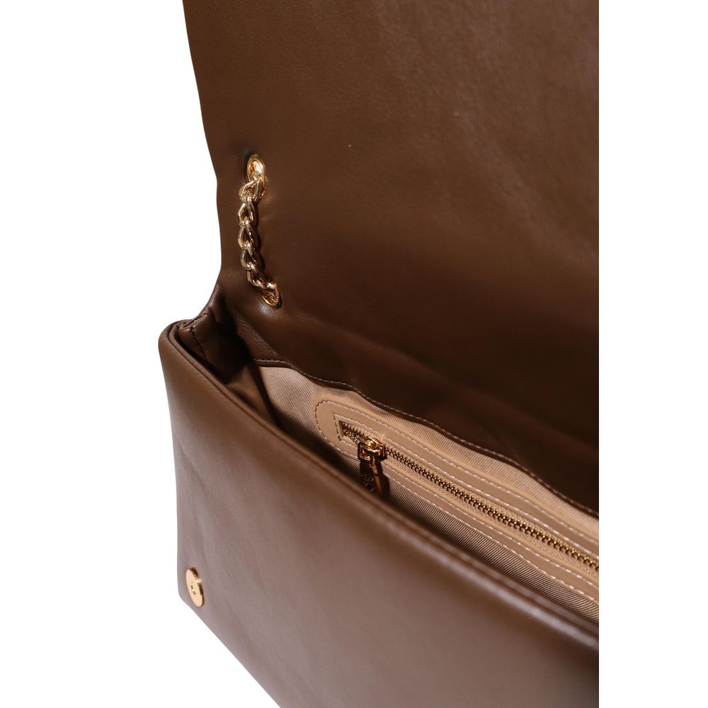 Brown Polyethylene Handbag