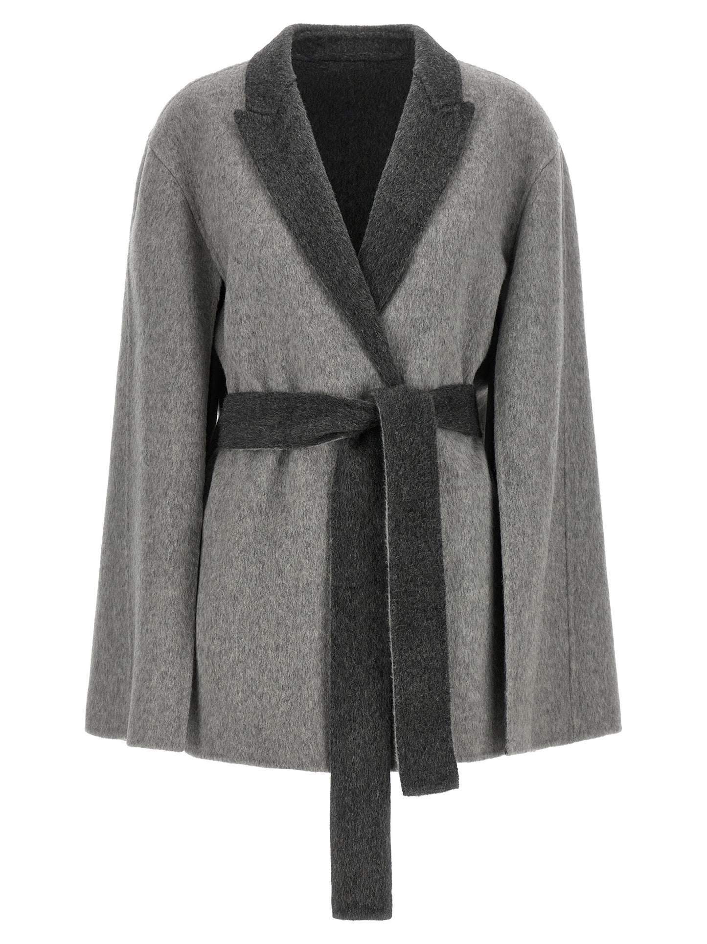 Gray Wool Cardigan