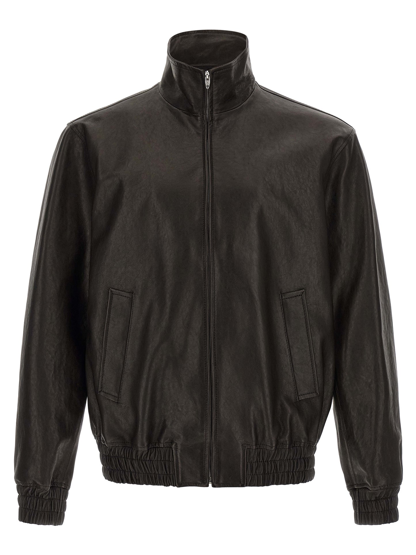 Black Calfskin Leather Jacket