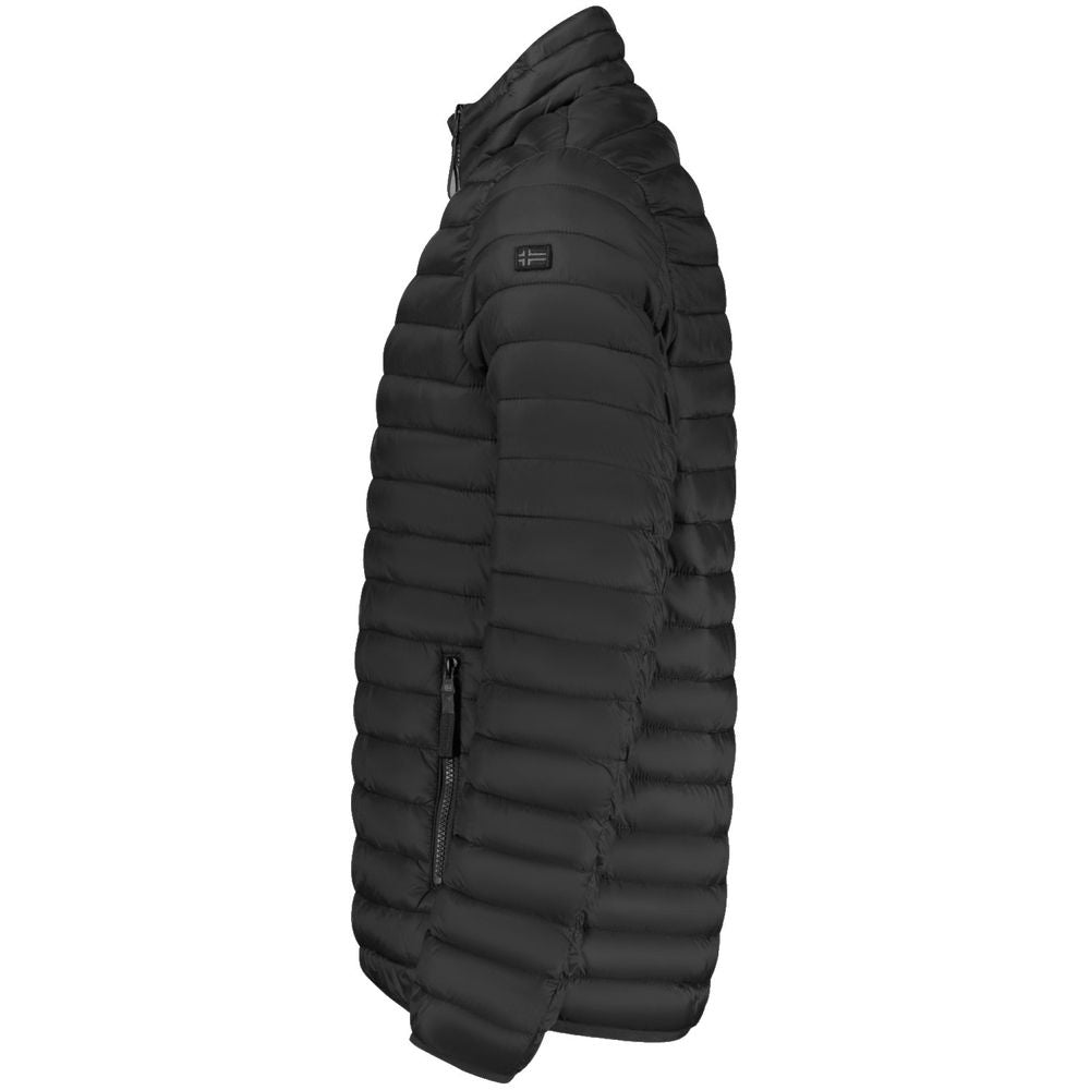 Black Polyamide Men's Jacket