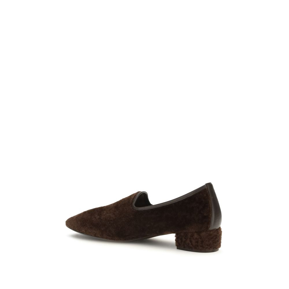 Brown Calf Leather Bos Taurus Slip-On Loafers
