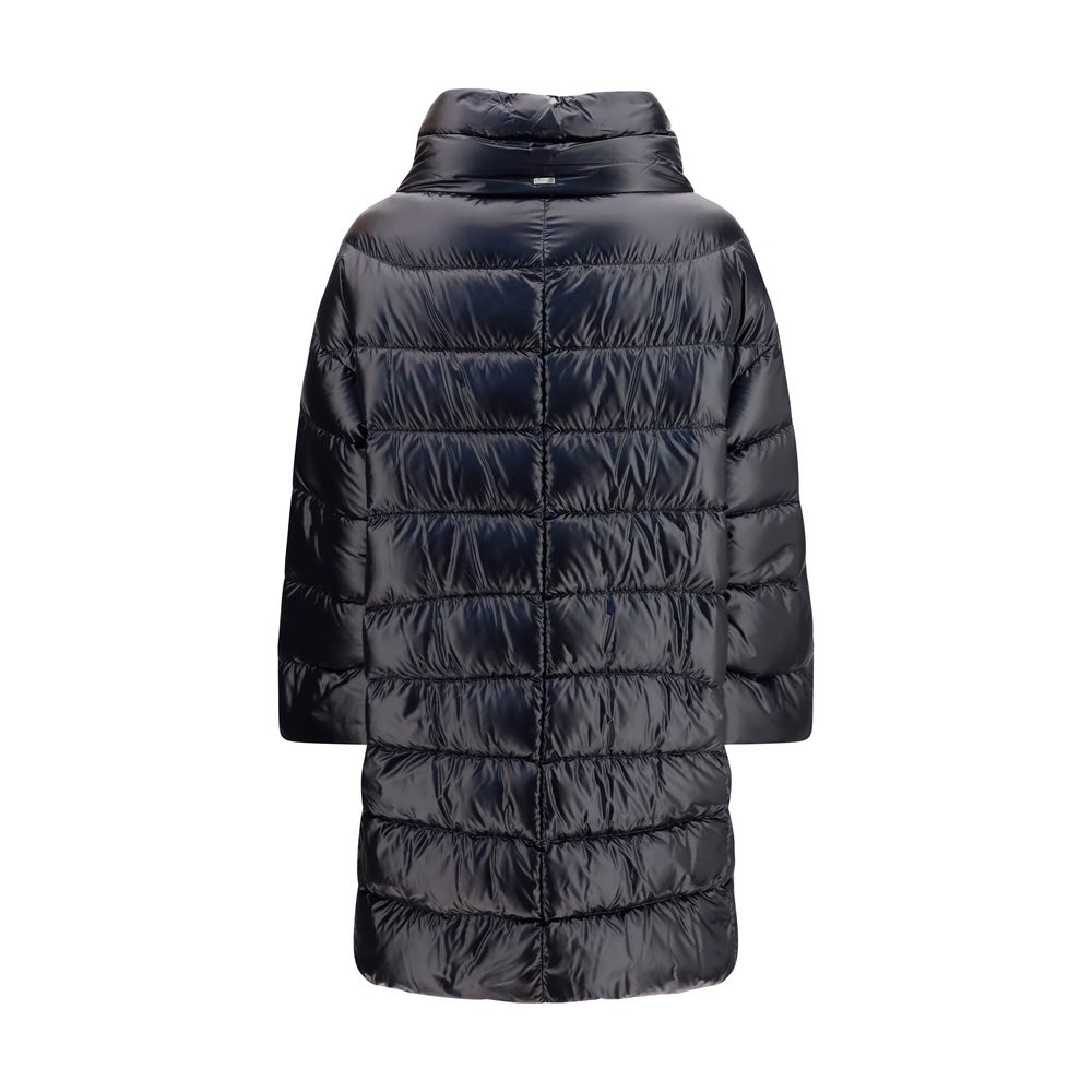 Black Polyester Coat