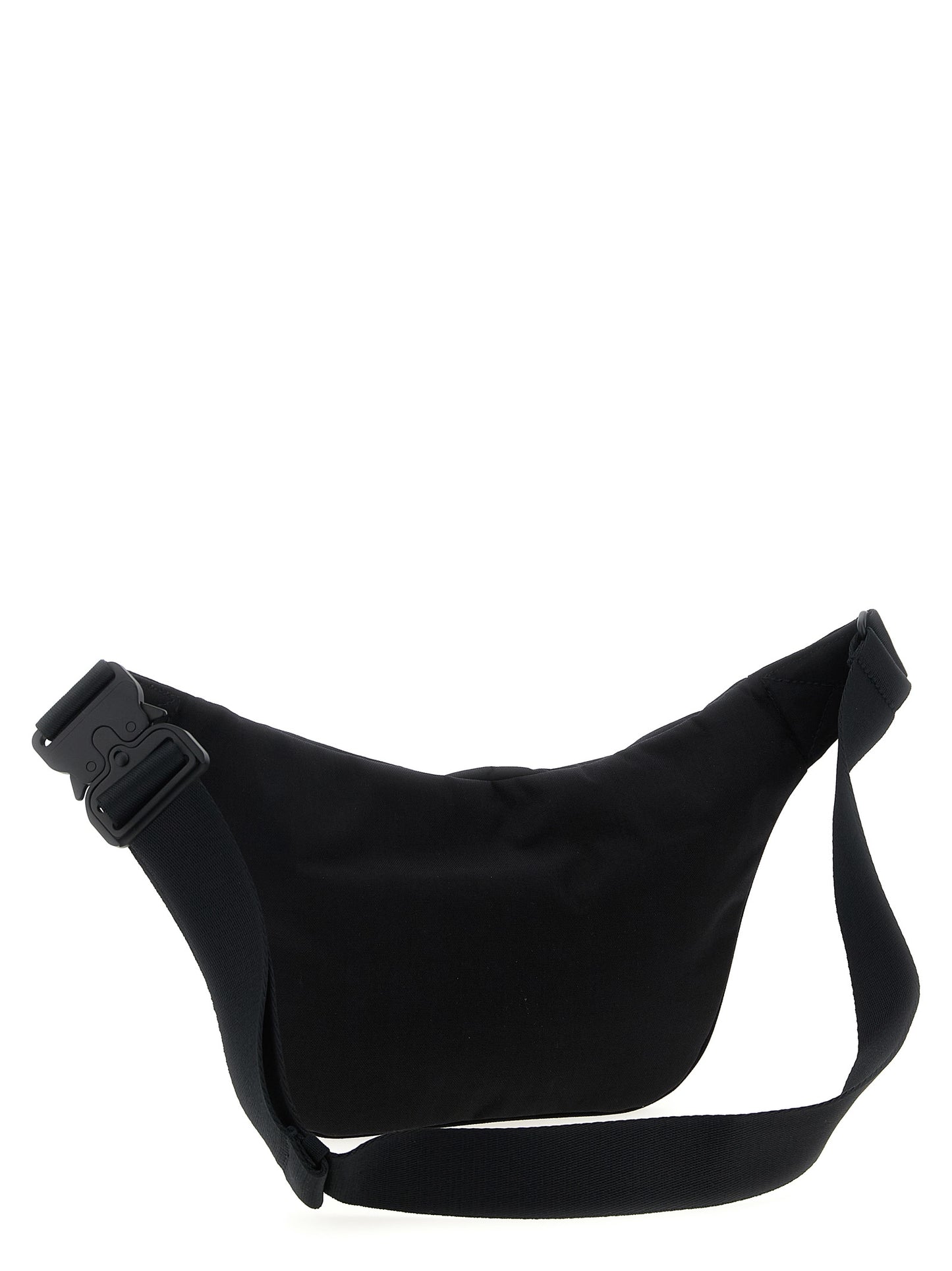 Black Polyamide Crossbody Bag
