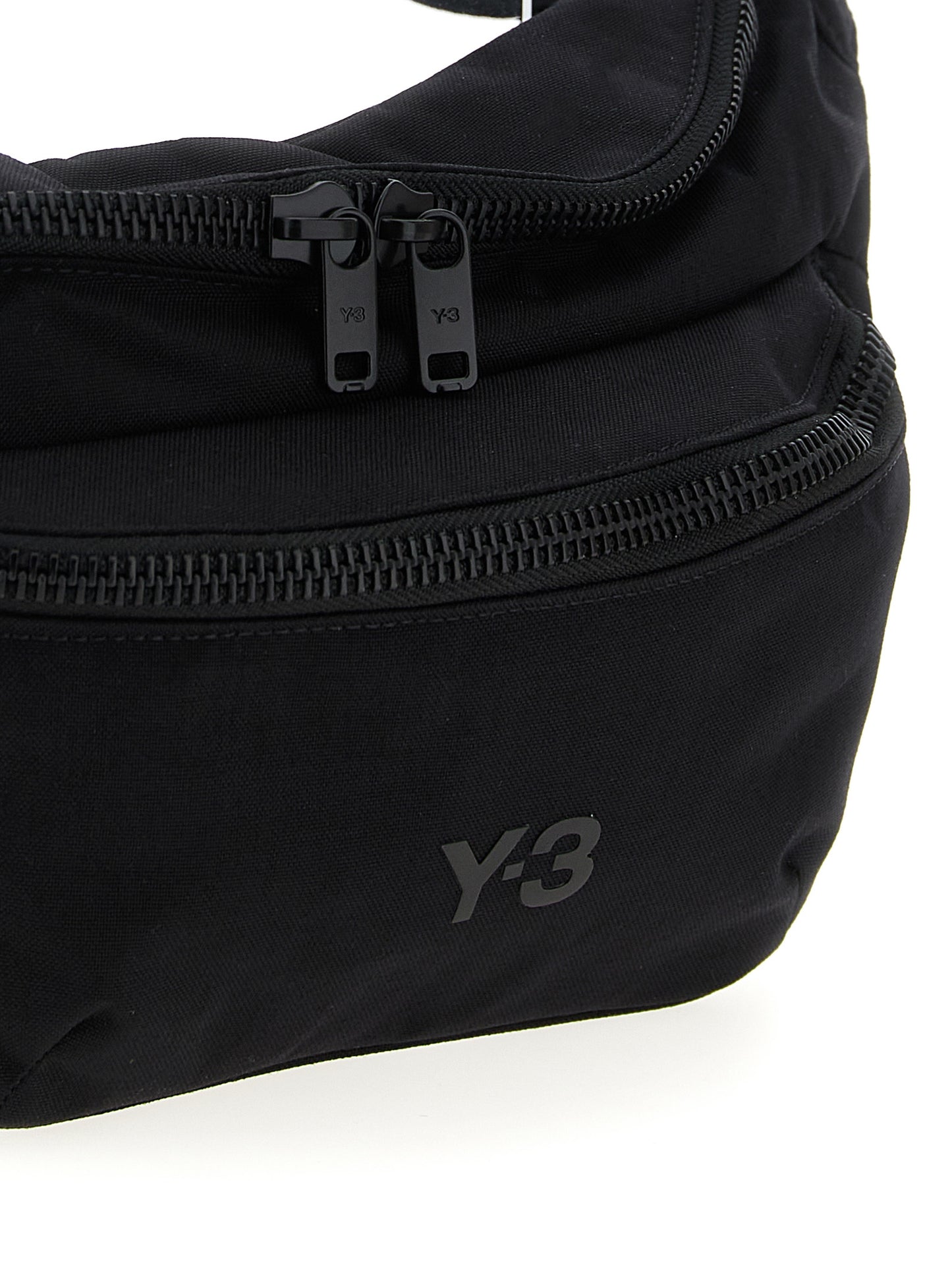 Black Polyamide Crossbody Bag