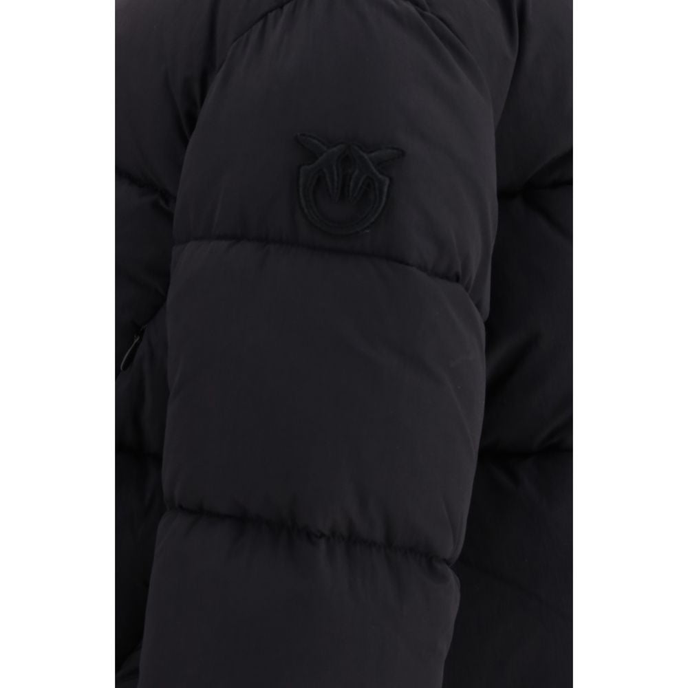 Black Nylon Full-Length Jacket