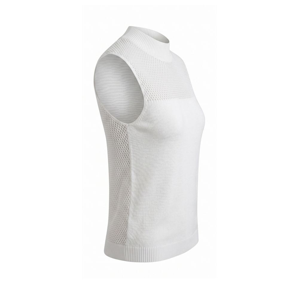 White Silk Women Sweater
