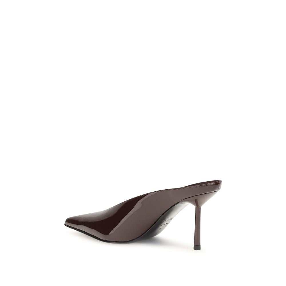 Bordeaux Calf Leather Bos Taurus Mules