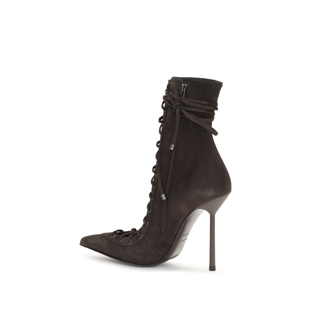 Brown Calf Leather Bos Taurus Lace-Up Boots
