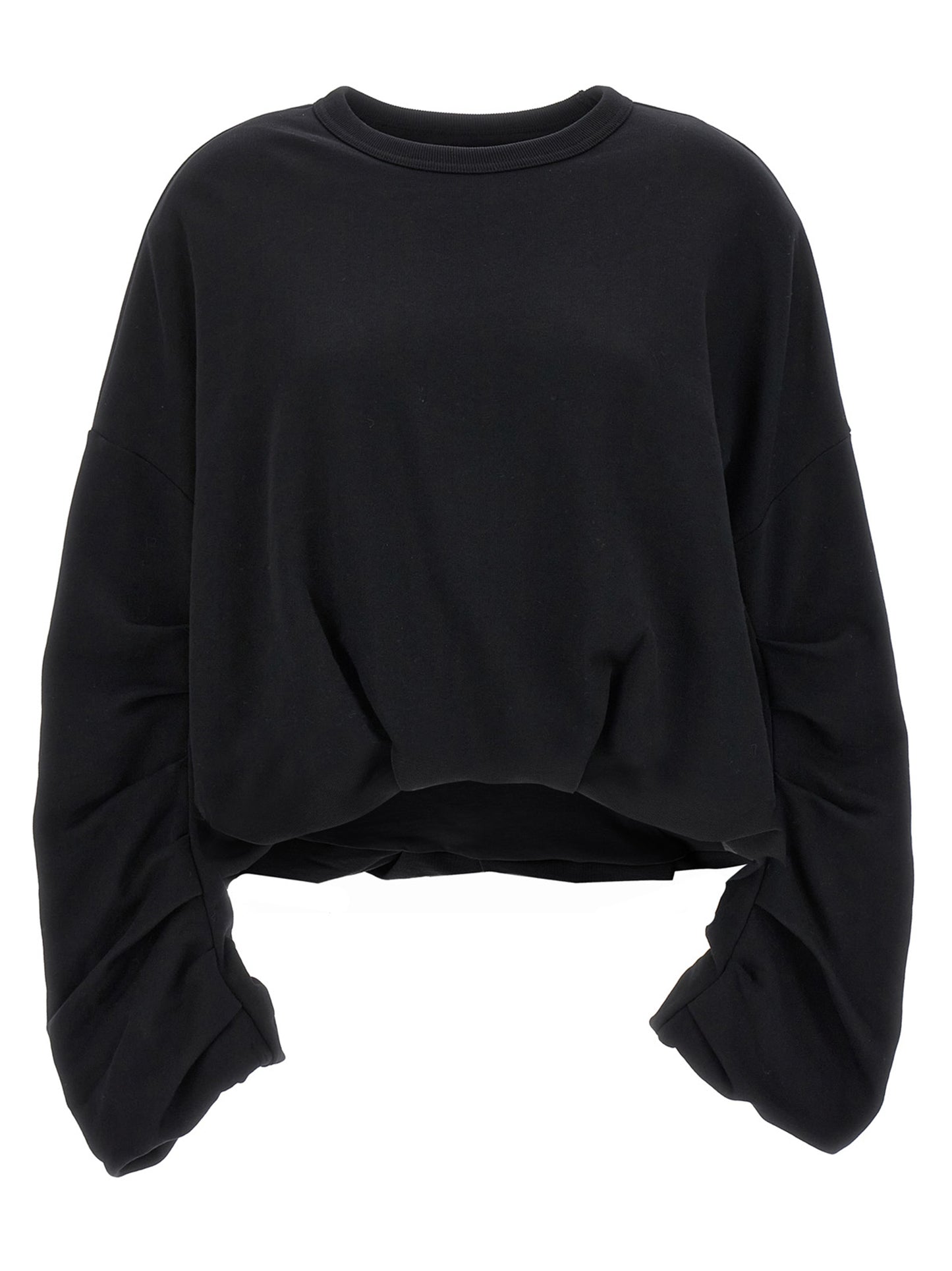 Black Cotton Sweatshirt