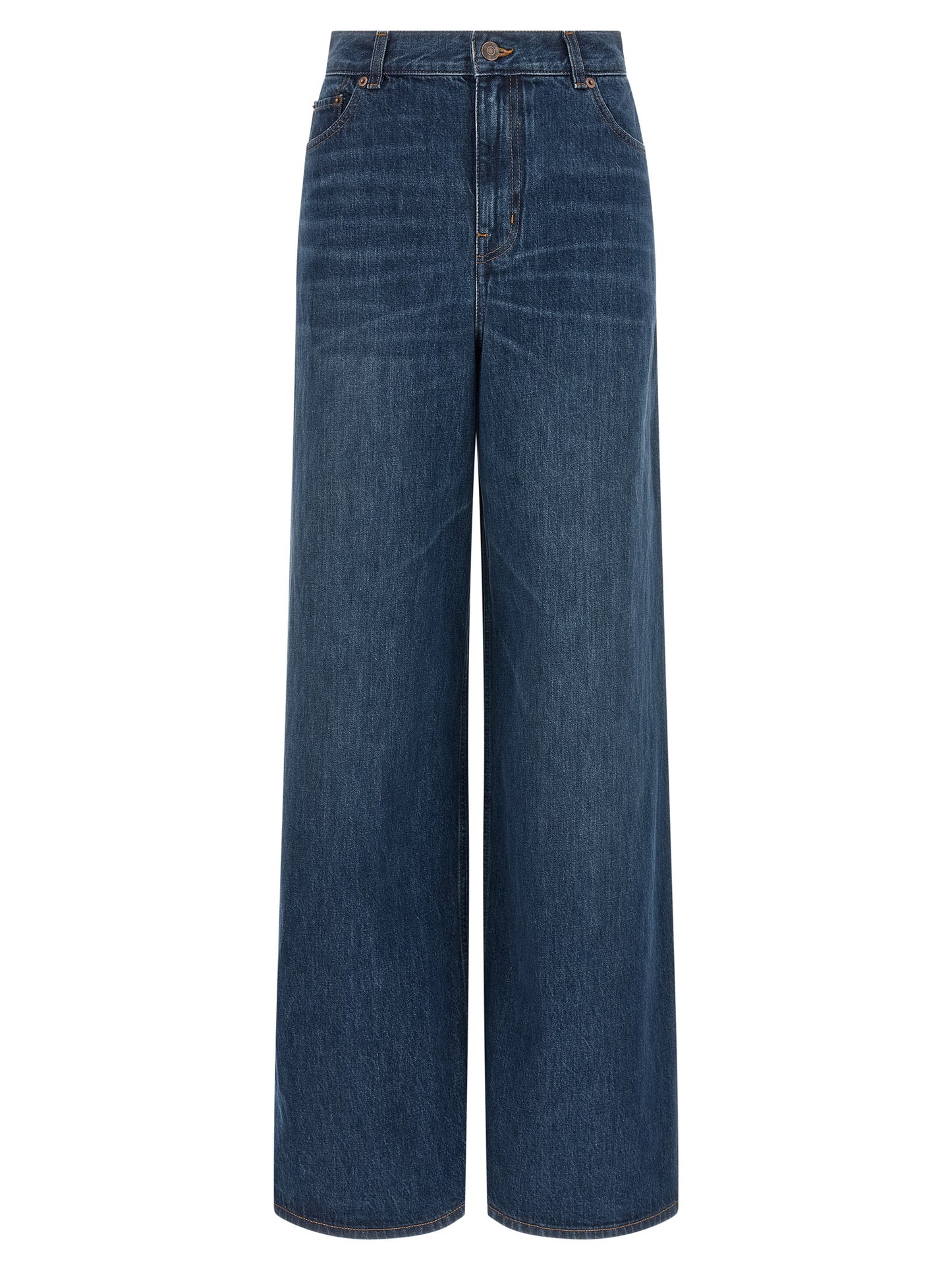 Blue Cotton Jeans Denim